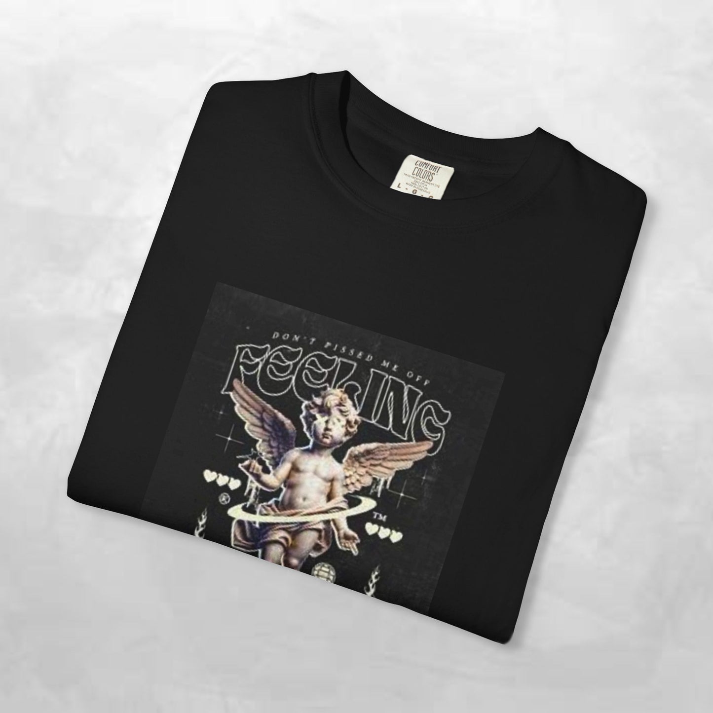 Vintage-Inspired Angel Graphic T-Shirt - Perfect for Casual Wear, Gift for Music Lovers, Cute Outfit Idea, Retro Design, Cozy Everyday Tee