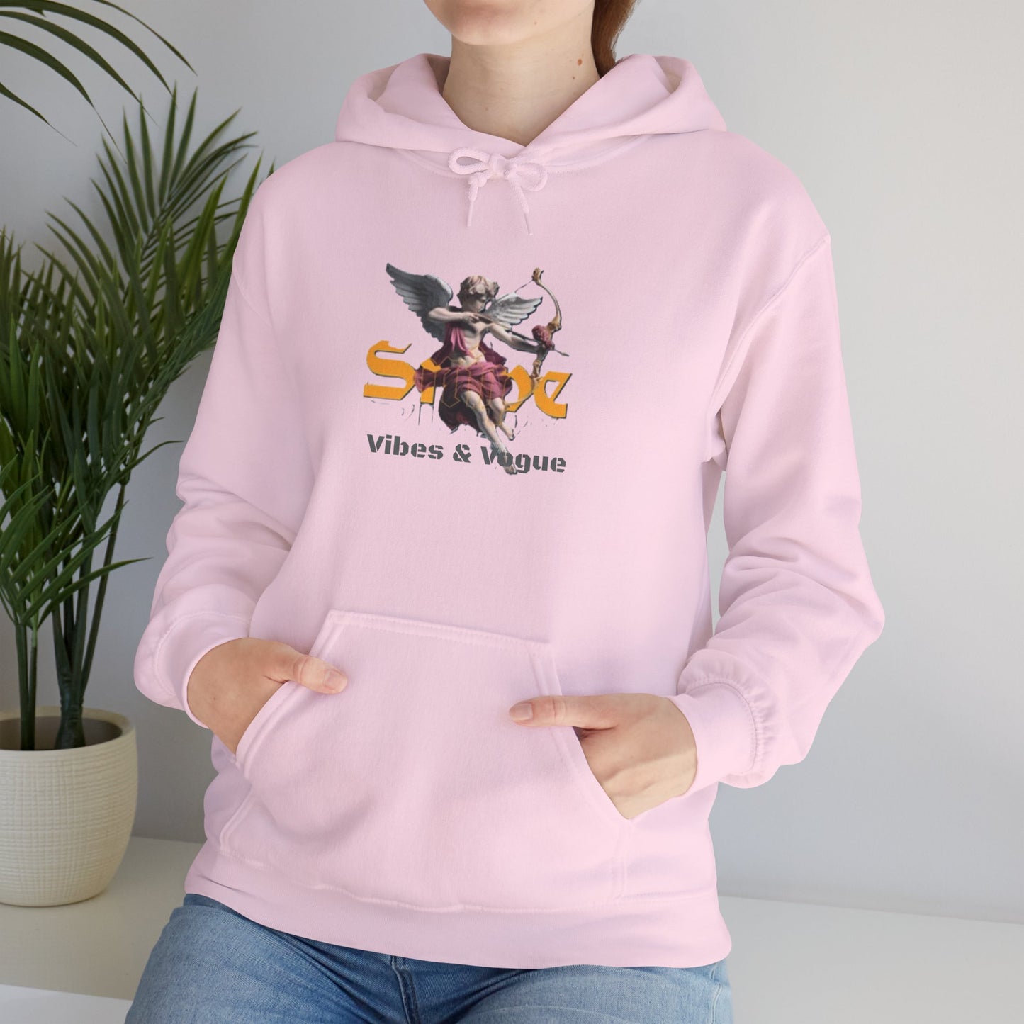 Chic Graphic Hoodie - Unisex Heavy Blend™ Sweatshirt, Casual Wear, Street Style, Gift for Him/Her, Comfortable Fashion, Trendy Apparel