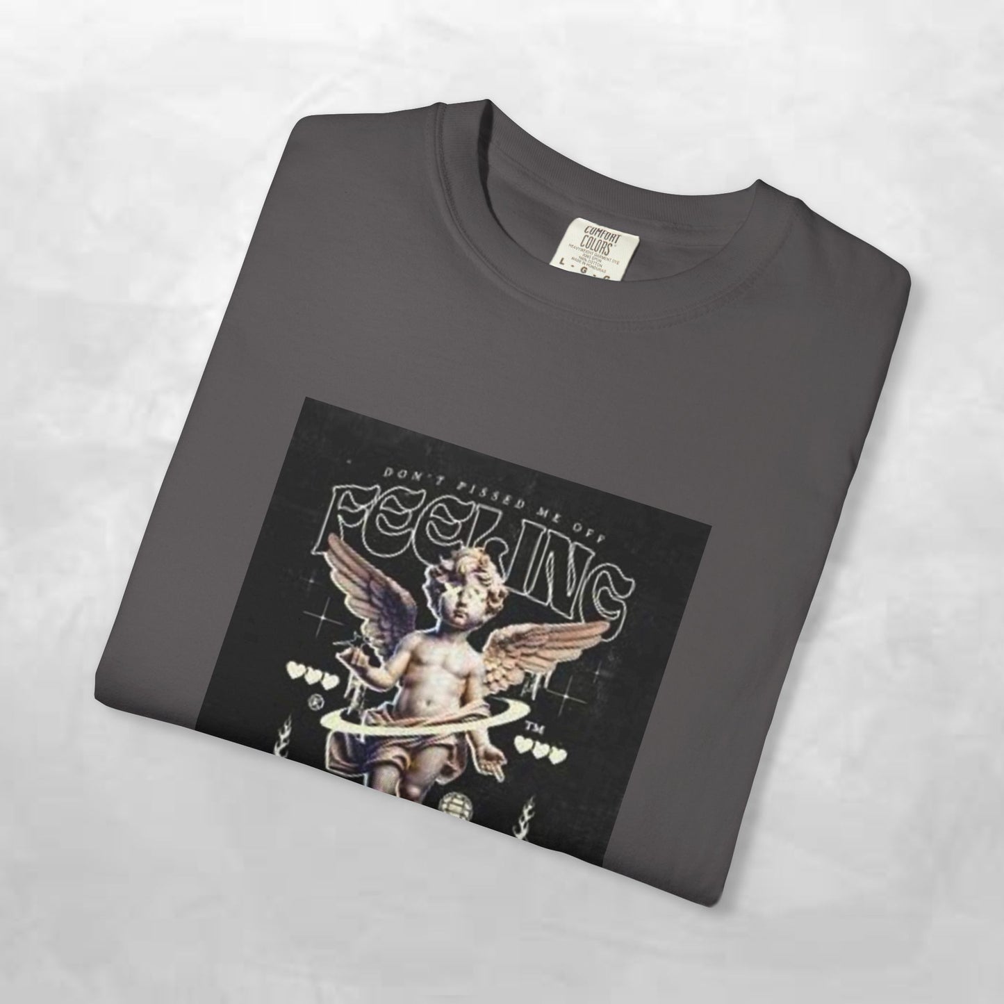 Vintage-Inspired Angel Graphic T-Shirt - Perfect for Casual Wear, Gift for Music Lovers, Cute Outfit Idea, Retro Design, Cozy Everyday Tee