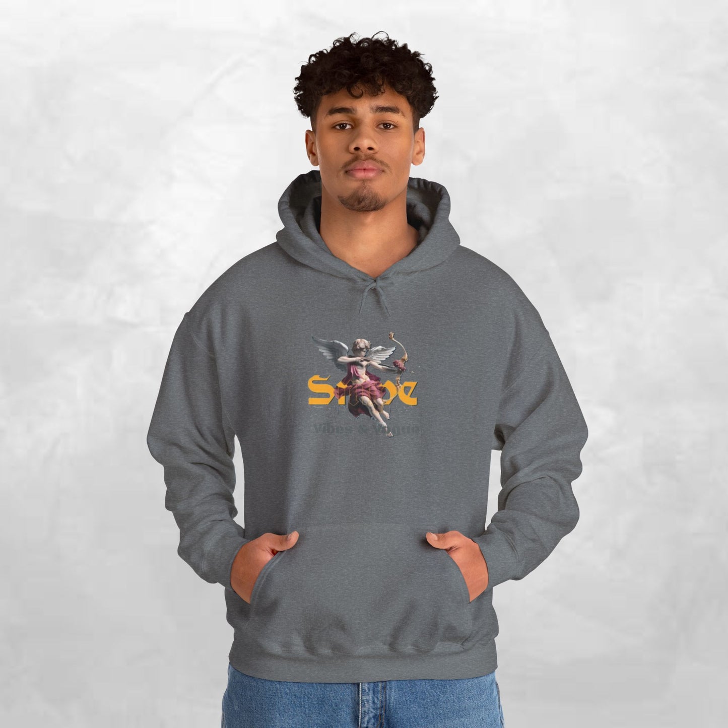 Chic Graphic Hoodie - Unisex Heavy Blend™ Sweatshirt, Casual Wear, Street Style, Gift for Him/Her, Comfortable Fashion, Trendy Apparel
