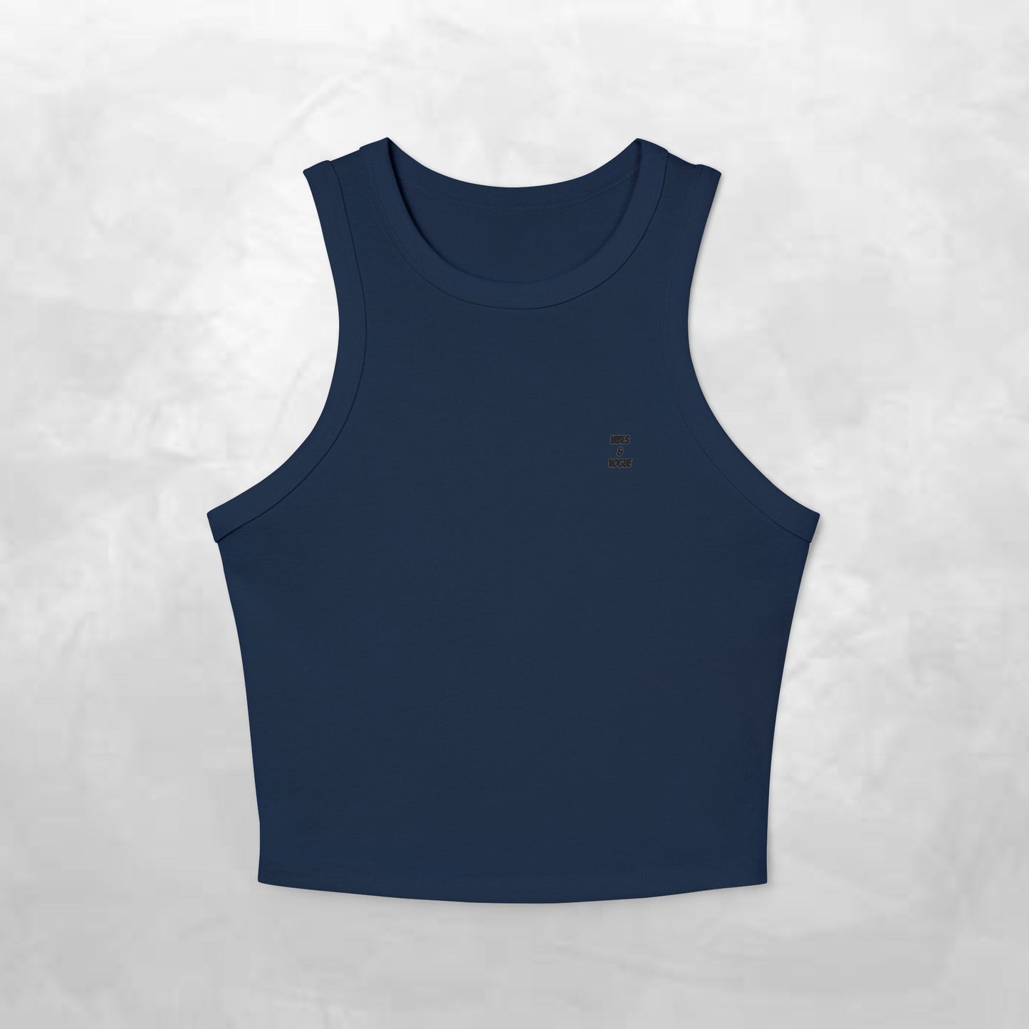 Women's Micro Rib Racer Tank Top - Effortless Everyday Style
