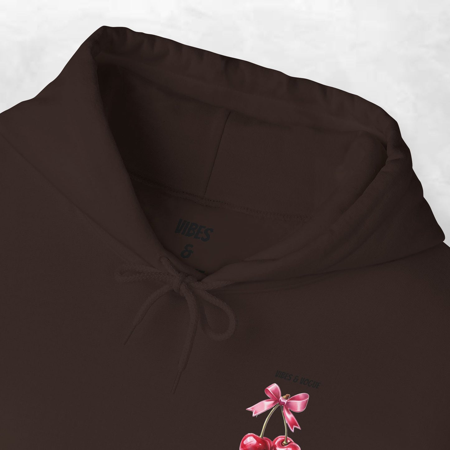 Cherry Bow Unisex Hoodie - Sweet, Cozy Style for Spring, Casual Wear, Gift for Birthdays, Summer Fun, Festival Fashion