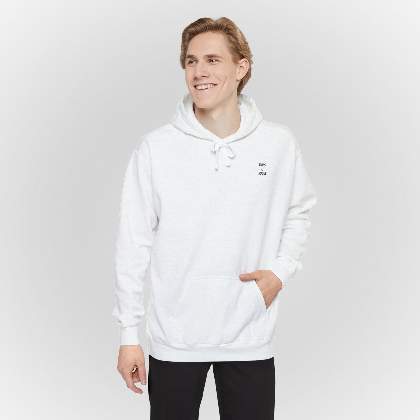 Comfortable Unisex Garment-Dyed Hoodie for Relaxed Days