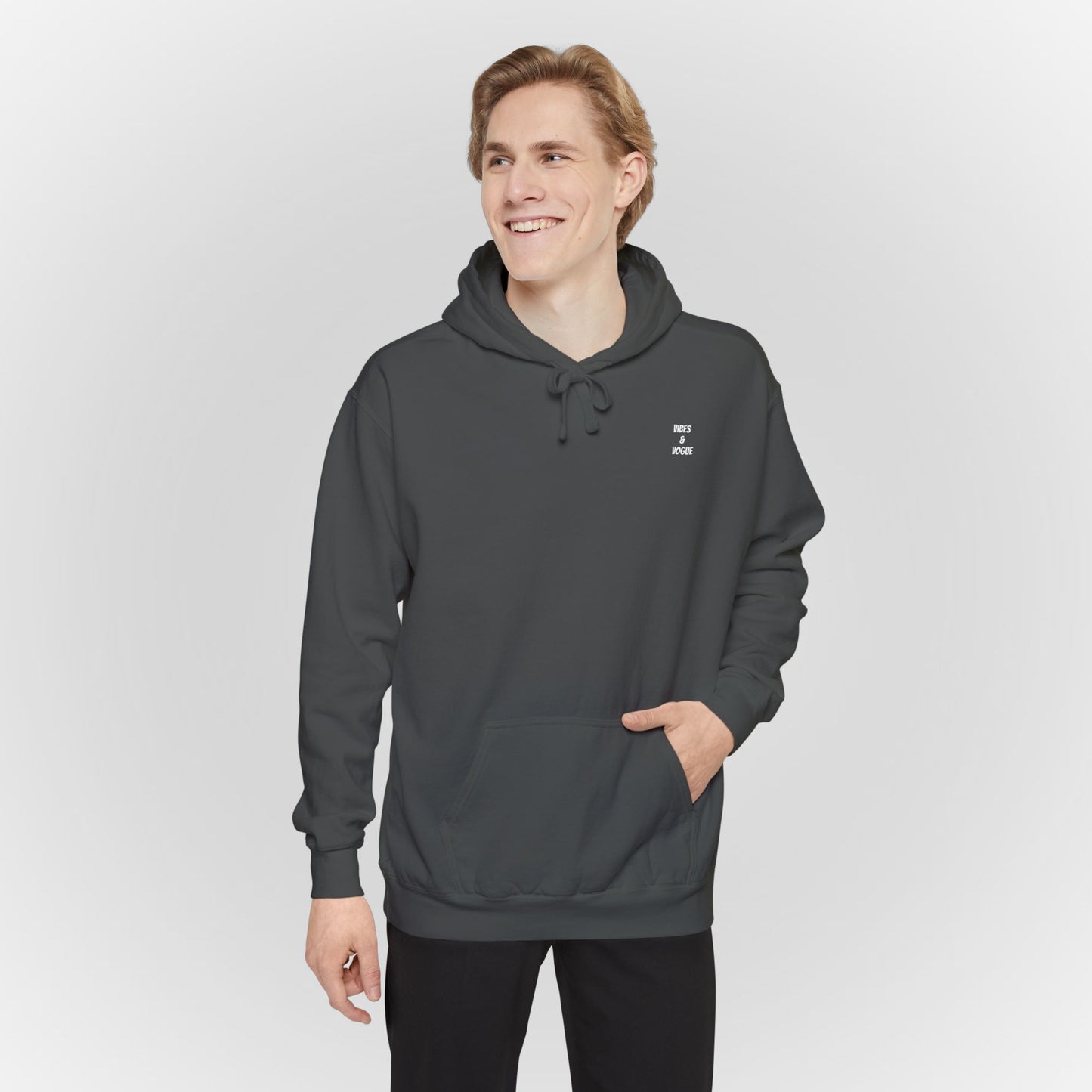 Comfortable Unisex Garment-Dyed Hoodie for Relaxed Days