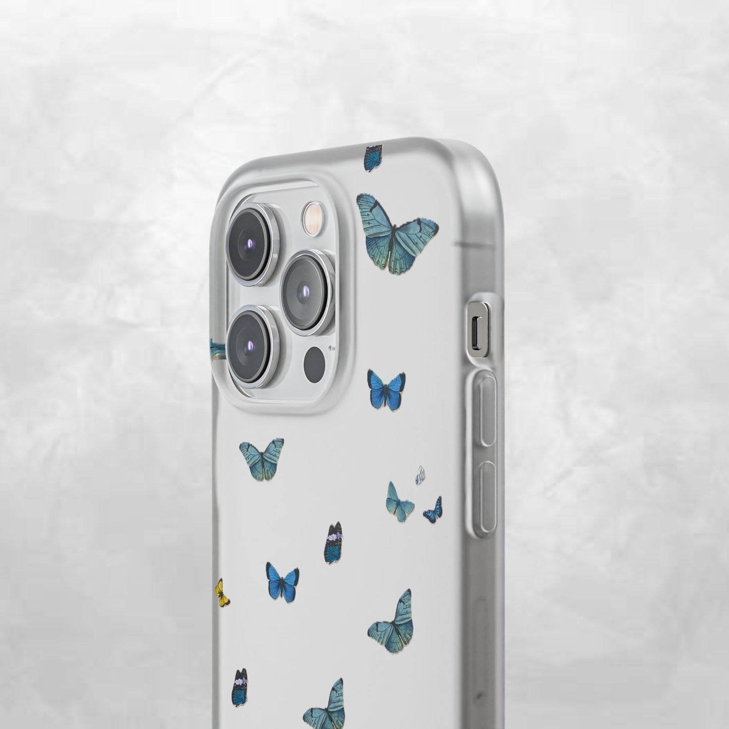 Butterfly Vibes Phone Case, Flexible Phone Cover, Elegant Phone Accessory, Gift for Nature Lovers, Spring Decor, Eco-Friendly Case