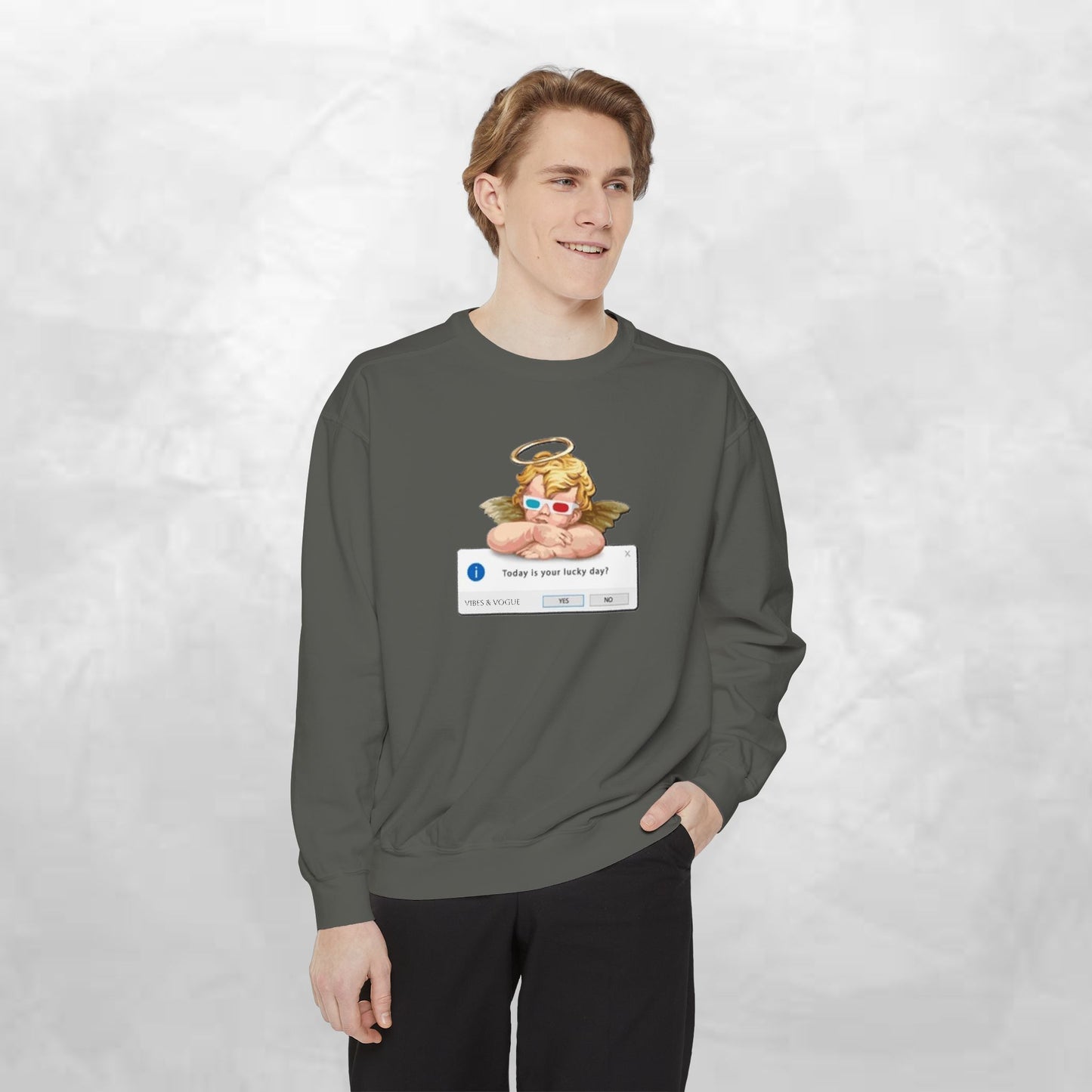 Cozy Unisex Sweatshirt with Playful Design - Perfect Gift for Friends, Parties, Casual Days, and Holidays