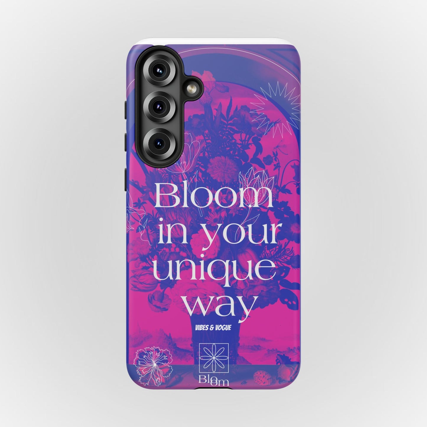 Bloom in Your Unique Way Phone Case - Tough and Stylish Design
