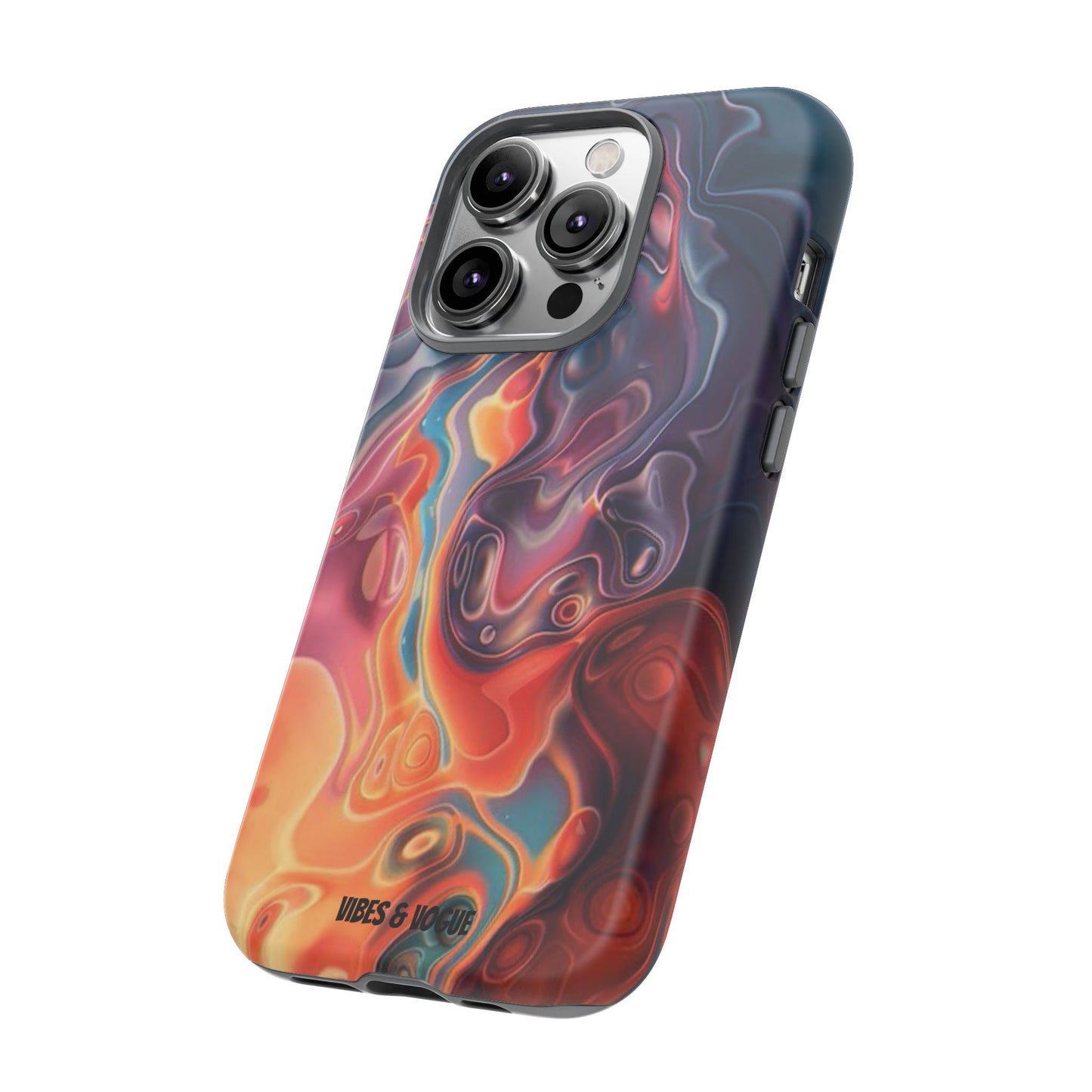 Colorful Phone Case, Abstract Print Cover, Tough Cases for Protection, Gift for Her, Modern Design, Trendy Mobile Accessory