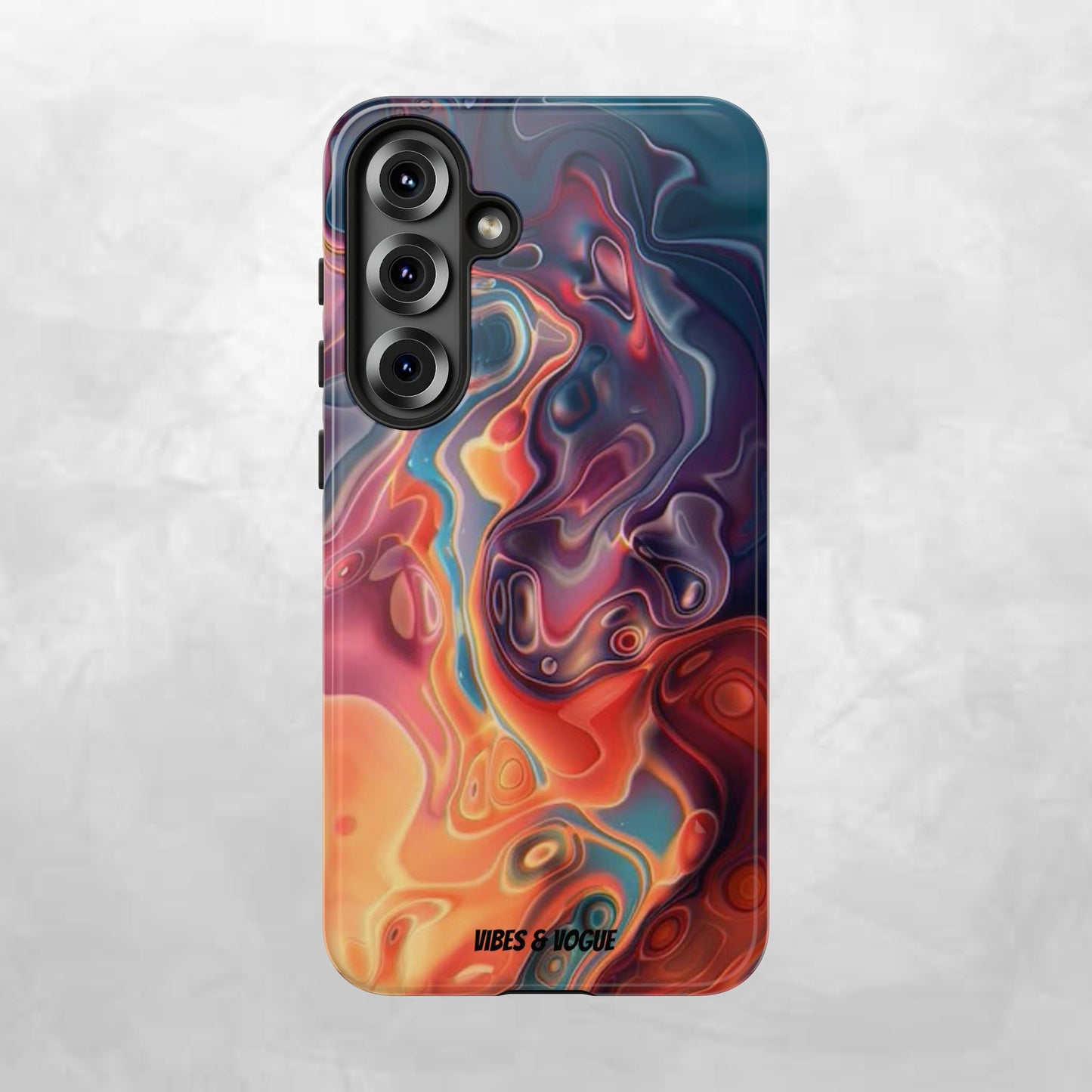 Colorful Phone Case, Abstract Print Cover, Tough Cases for Protection, Gift for Her, Modern Design, Trendy Mobile Accessory
