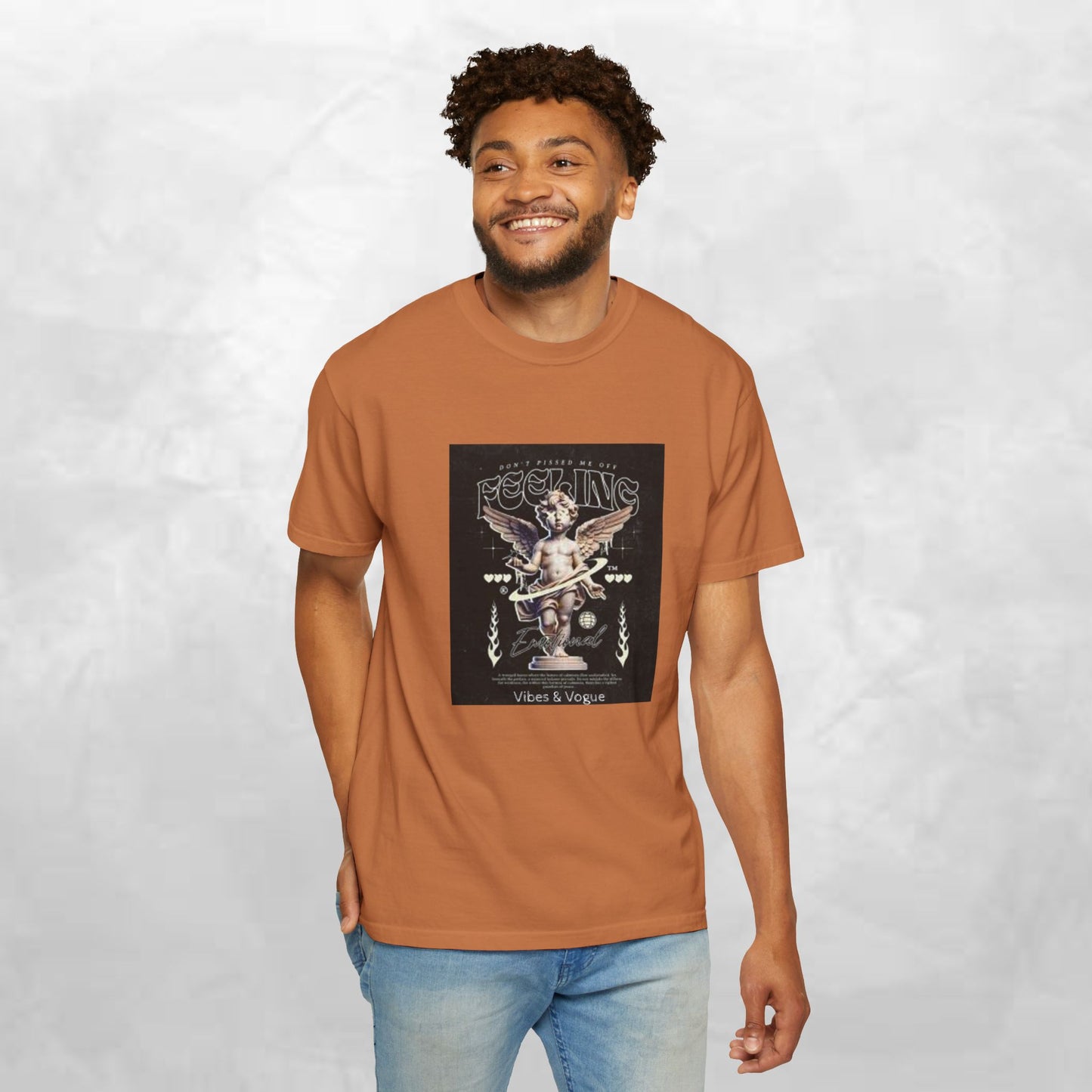 Vintage-Inspired Angel Graphic T-Shirt - Perfect for Casual Wear, Gift for Music Lovers, Cute Outfit Idea, Retro Design, Cozy Everyday Tee