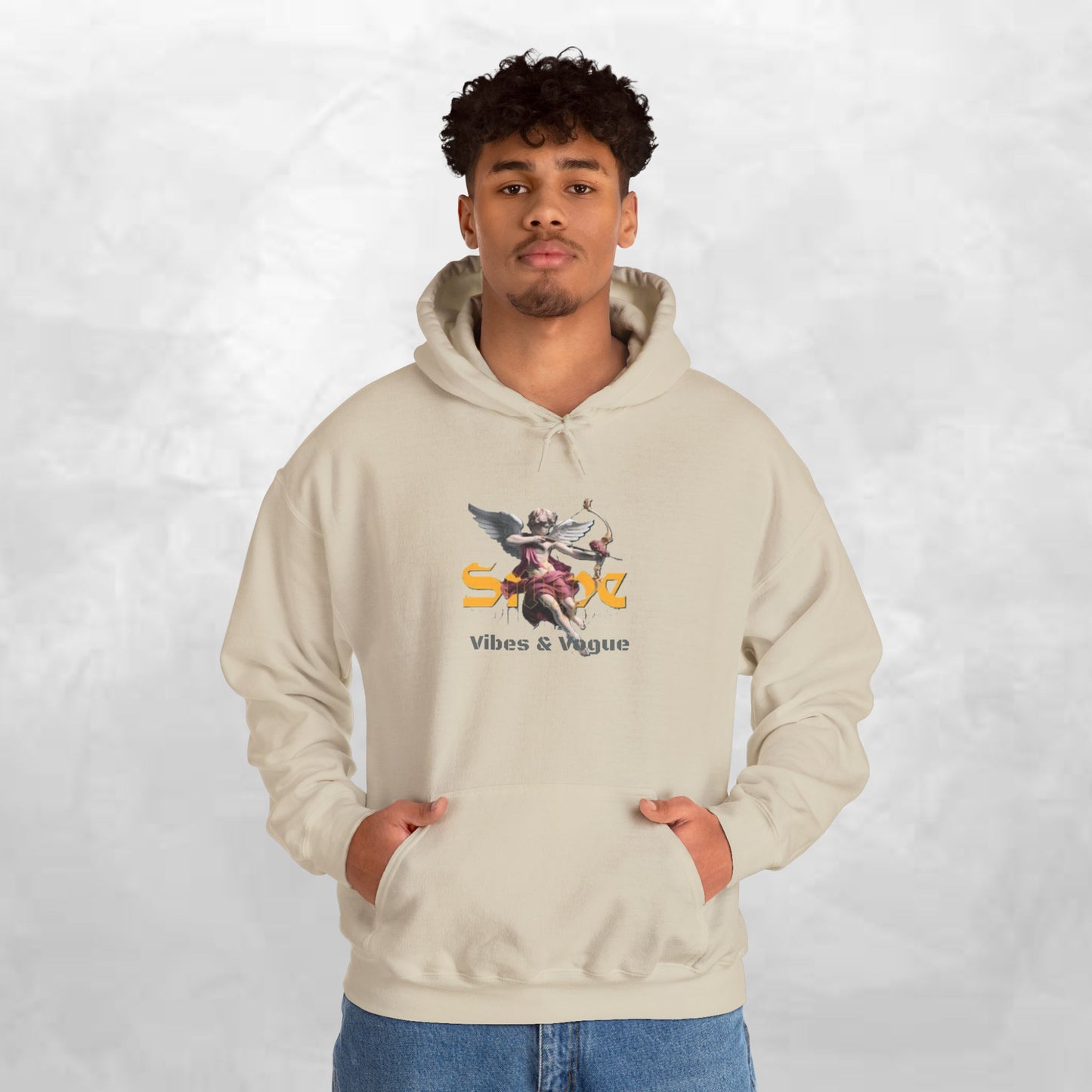 Chic Graphic Hoodie - Unisex Heavy Blend™ Sweatshirt, Casual Wear, Street Style, Gift for Him/Her, Comfortable Fashion, Trendy Apparel