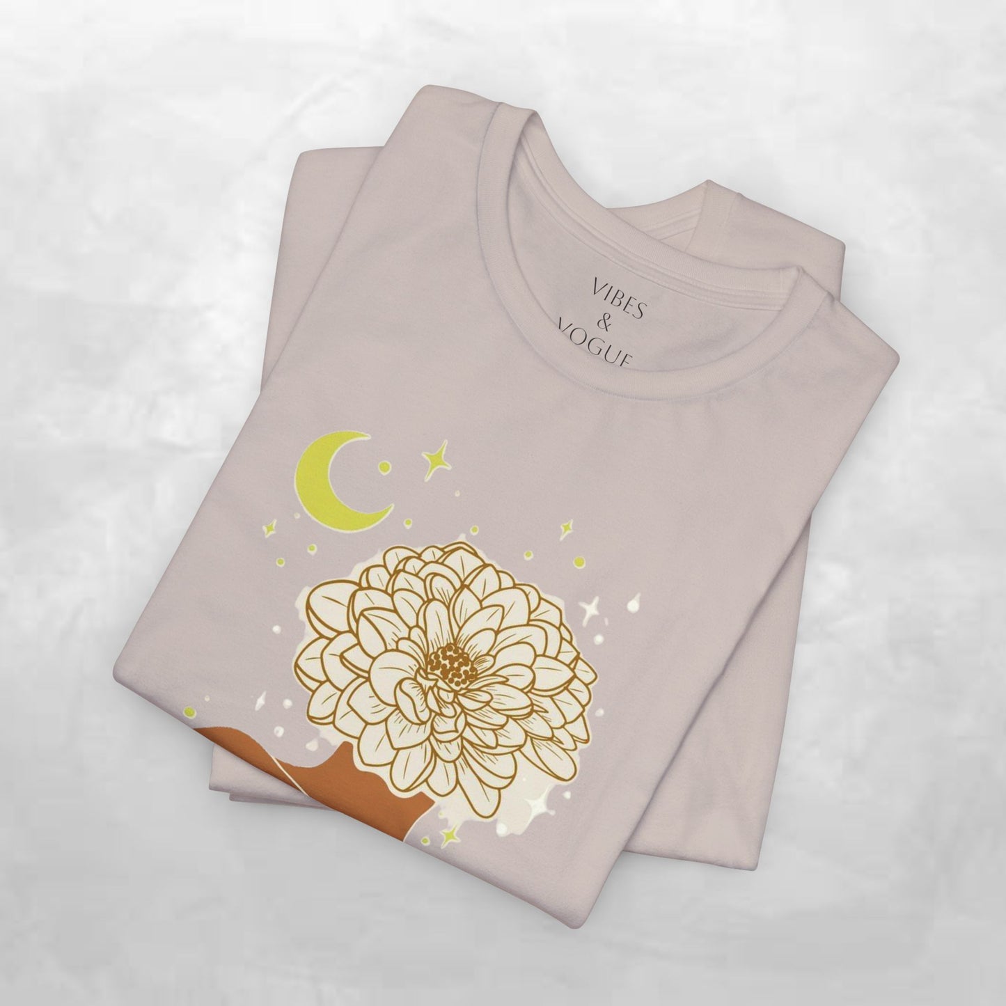 Boho Floral Graphic Tee, Aesthetic Tee, Nature Lover T-Shirt, Gift for Her, Casual Wear, Summer Top, Comfortable Tee