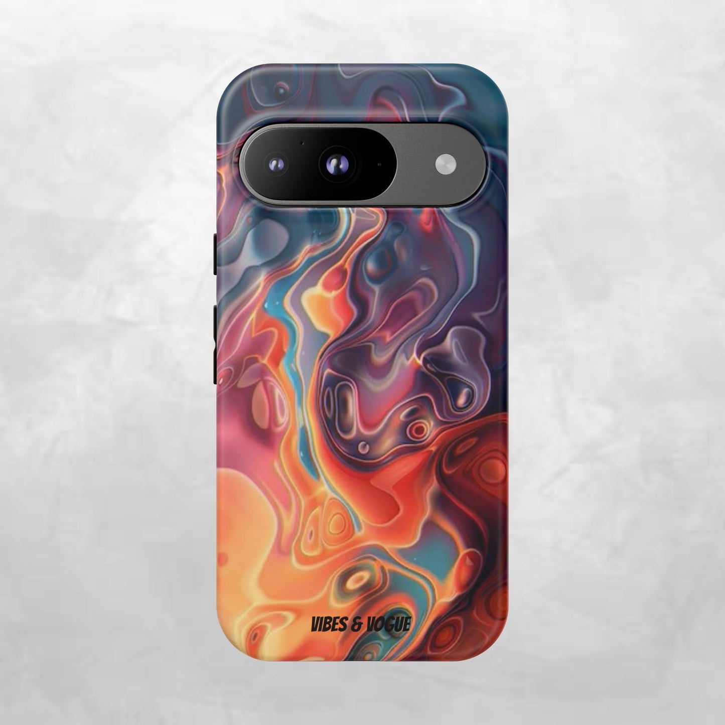 Colorful Phone Case, Abstract Print Cover, Tough Cases for Protection, Gift for Her, Modern Design, Trendy Mobile Accessory