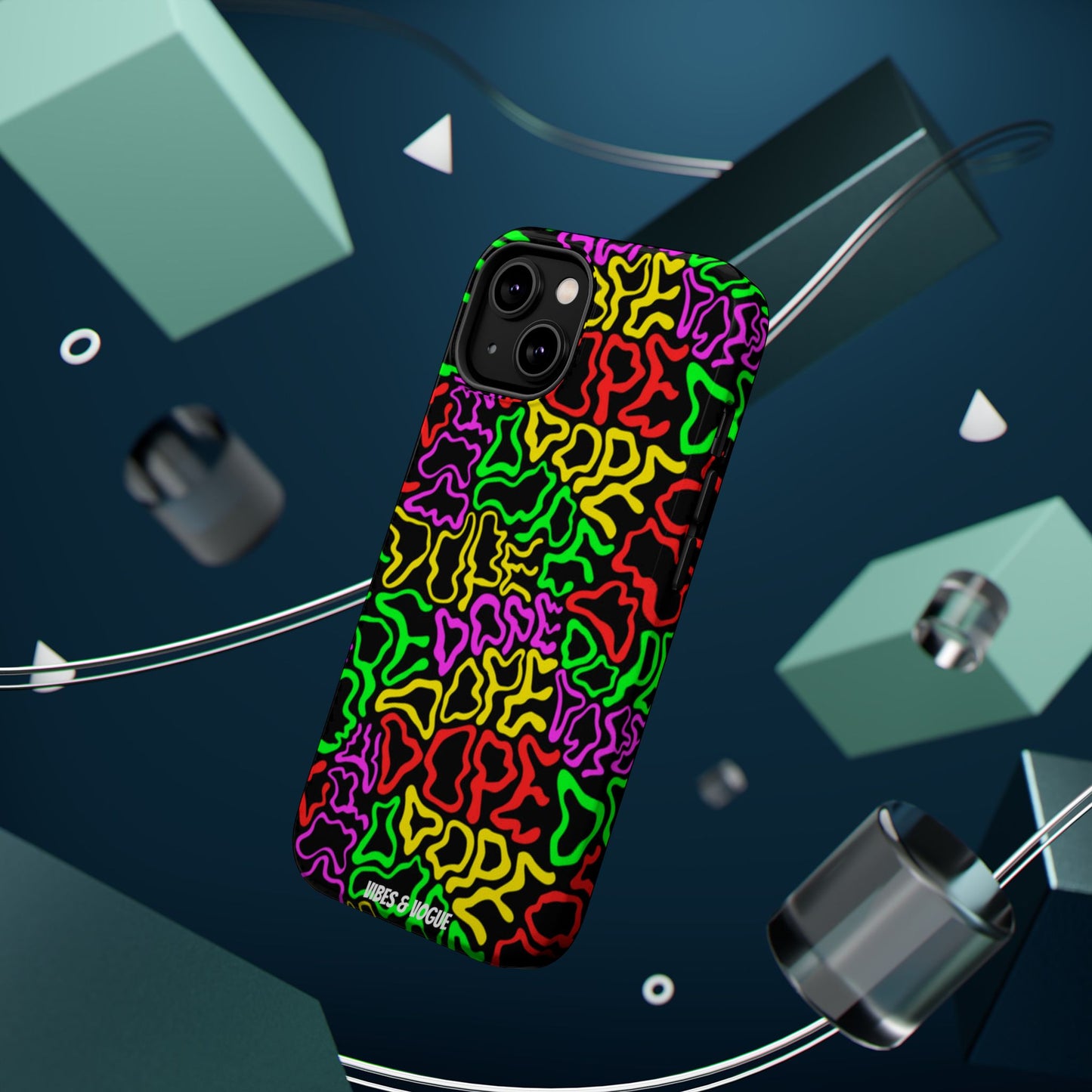 Colorful Magnetic Phone Cases, Funky Case for Teens, Cool Phone Accessories, Unique Gift for Friends, Vibrant Tough Cases, Phone Protection