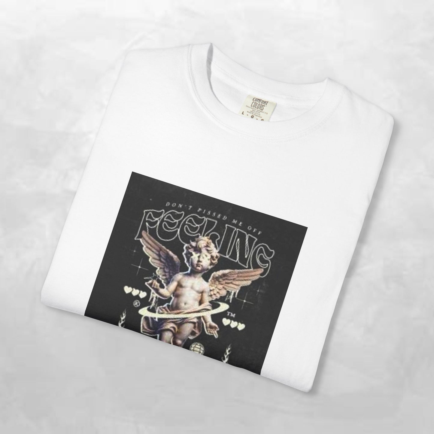 Vintage-Inspired Angel Graphic T-Shirt - Perfect for Casual Wear, Gift for Music Lovers, Cute Outfit Idea, Retro Design, Cozy Everyday Tee