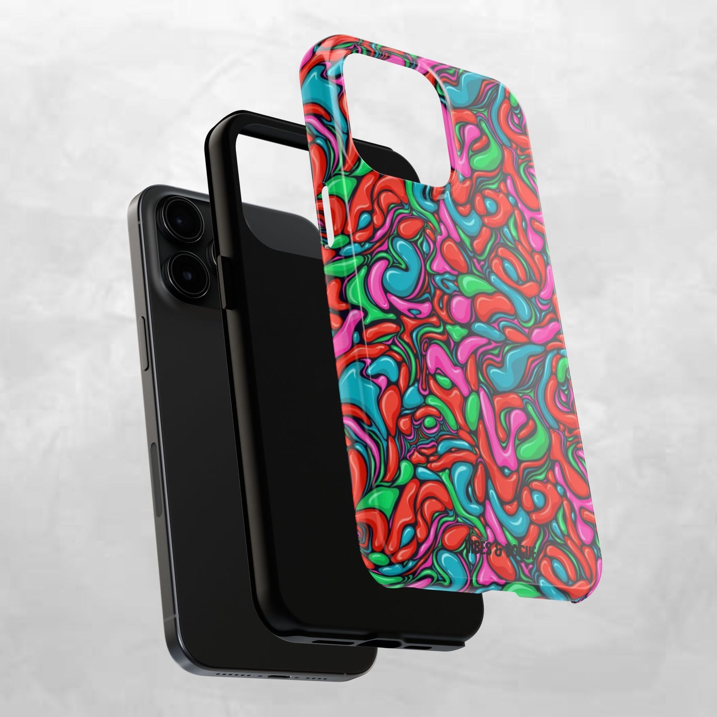 Vibrant Tough Phone Cases - Colorful Abstract Designs for Teens & Adults, Perfect Gift for Birthdays, Holidays, & Everyday Use