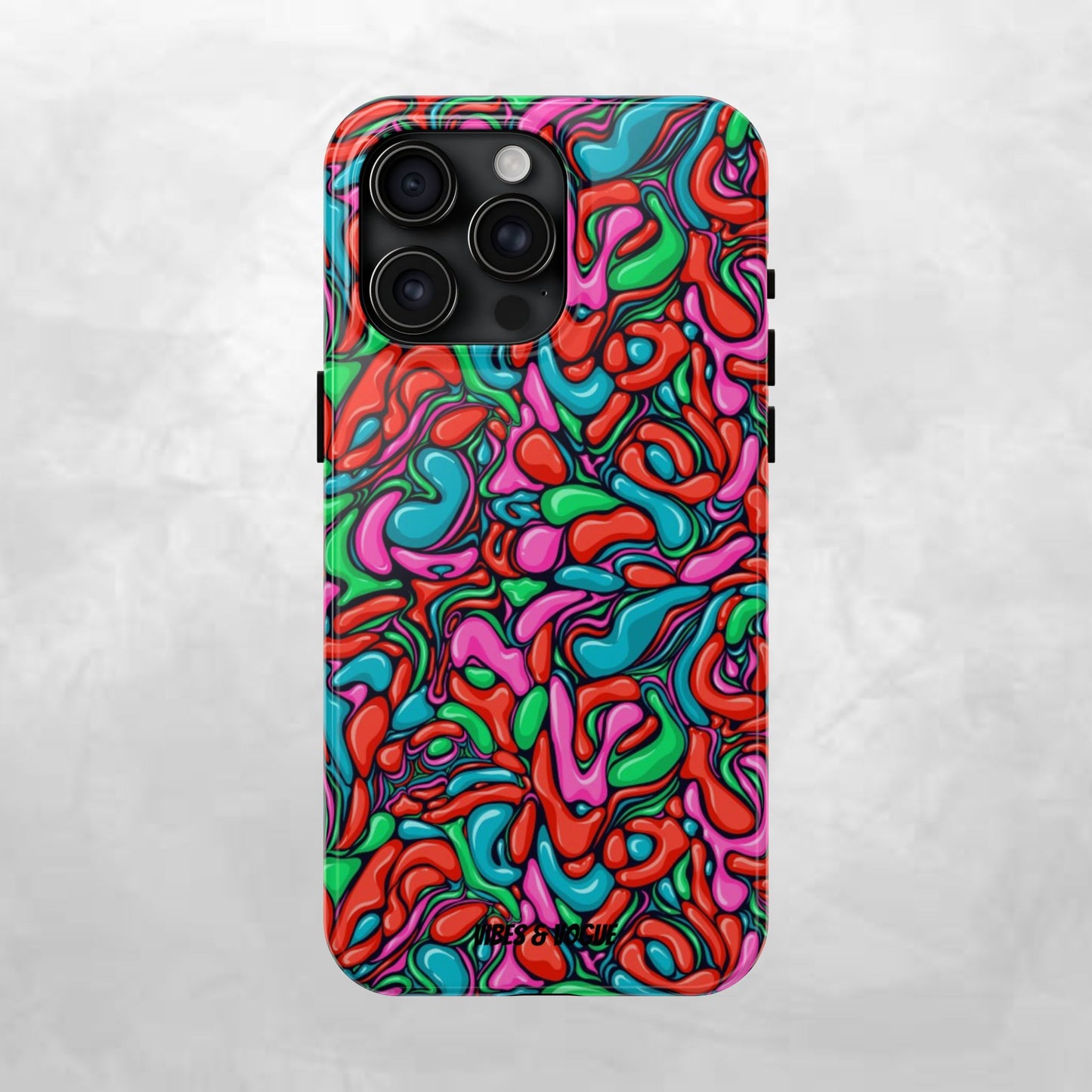 Vibrant Tough Phone Cases - Colorful Abstract Designs for Teens & Adults, Perfect Gift for Birthdays, Holidays, & Everyday Use