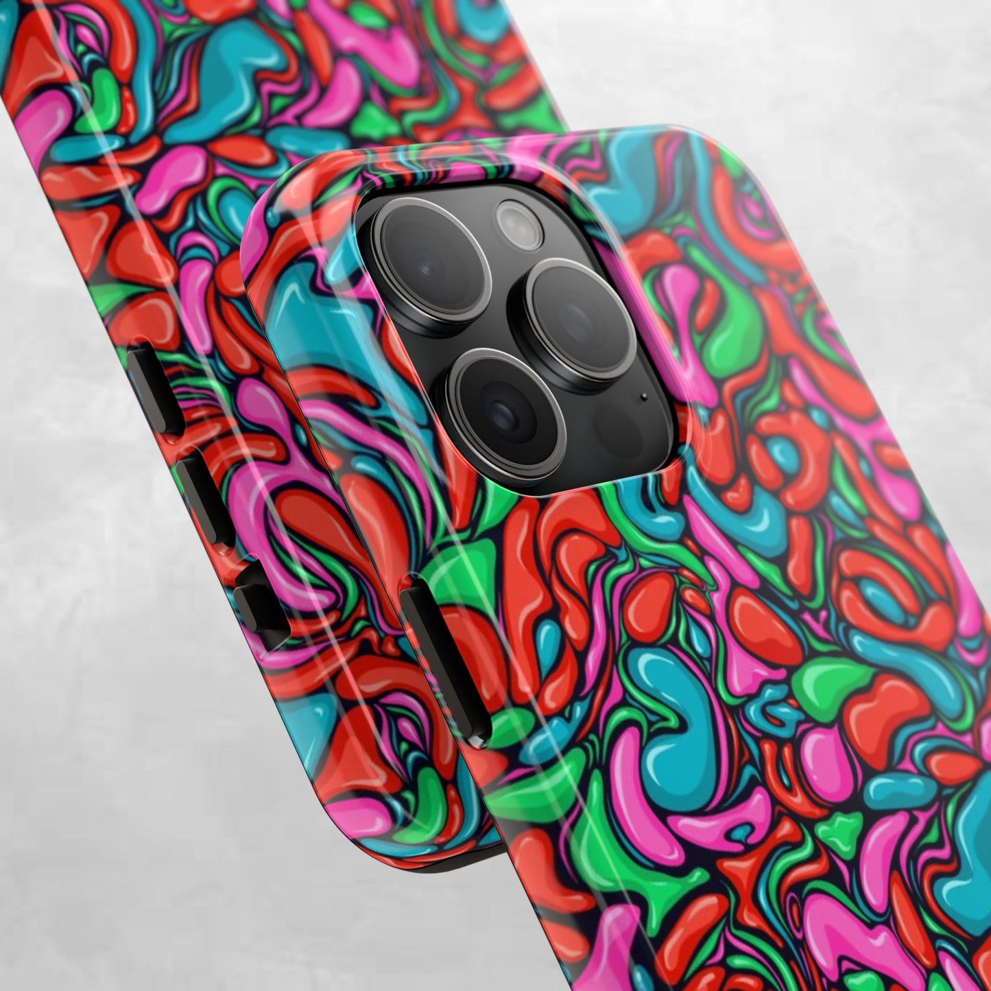 Vibrant Tough Phone Cases - Colorful Abstract Designs for Teens & Adults, Perfect Gift for Birthdays, Holidays, & Everyday Use