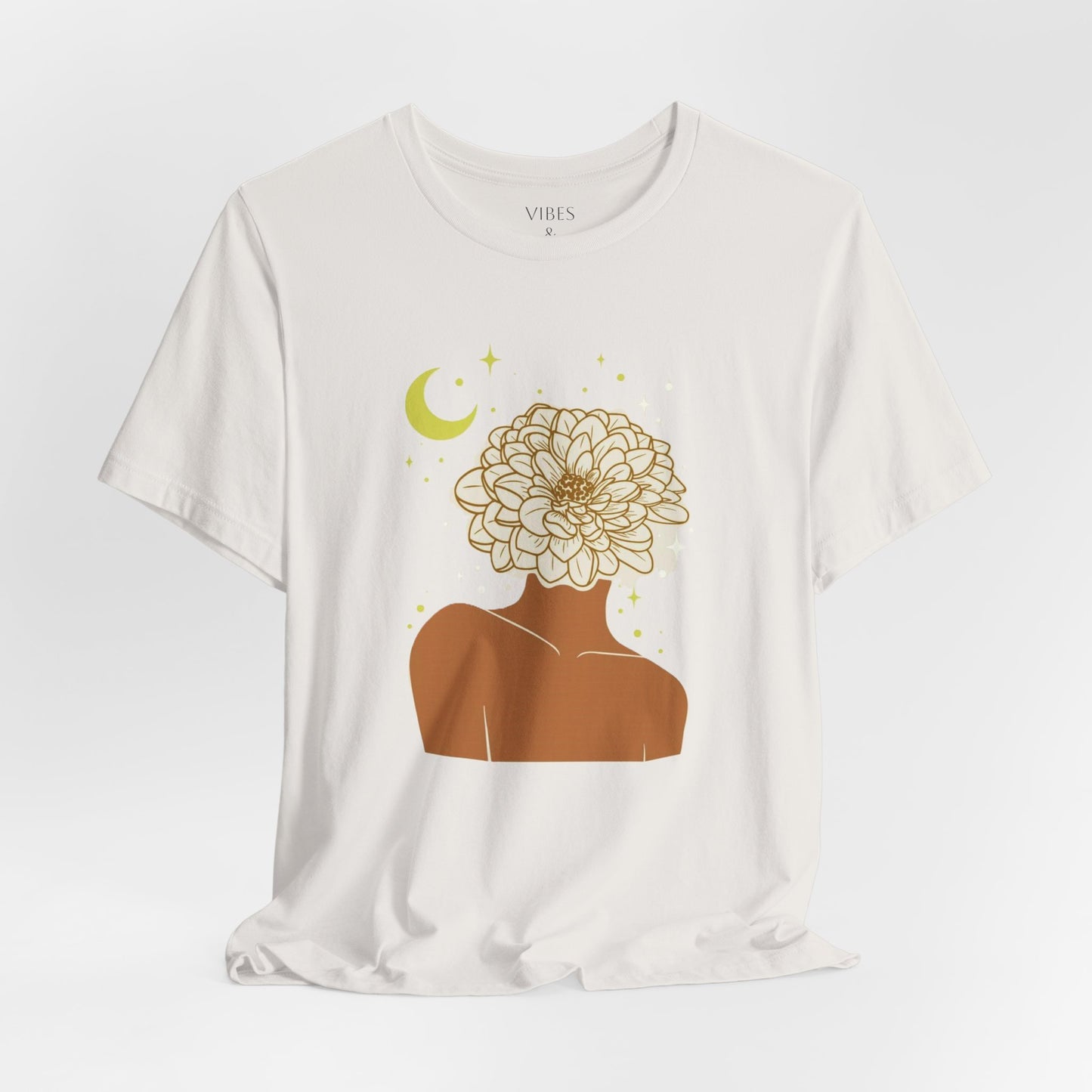 Boho Floral Graphic Tee, Aesthetic Tee, Nature Lover T-Shirt, Gift for Her, Casual Wear, Summer Top, Comfortable Tee