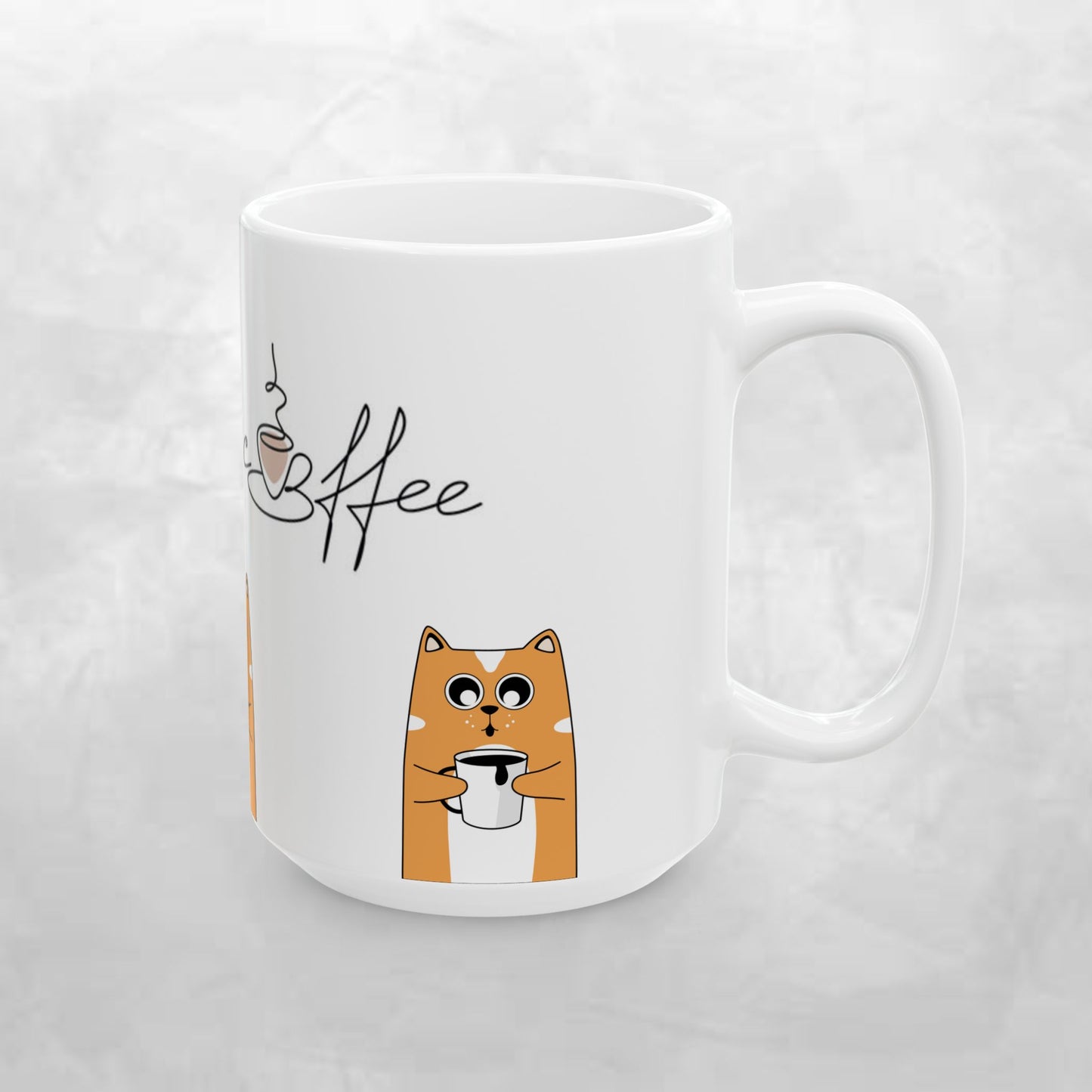 Cute Dog Coffee Mug - "First Coffee" Design - 11oz & 15oz Options - Perfect for Dog Lovers