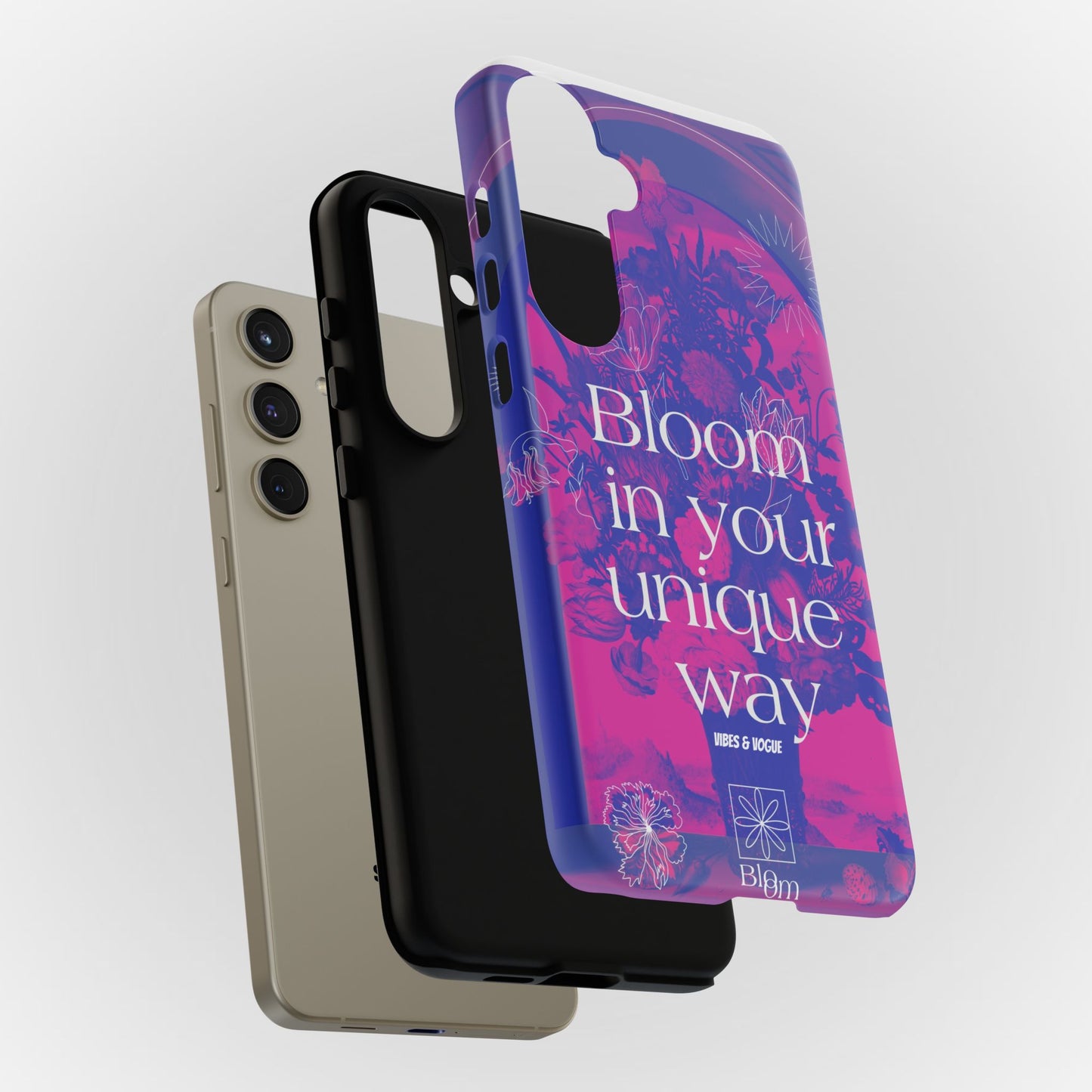 Bloom in Your Unique Way Phone Case - Tough and Stylish Design