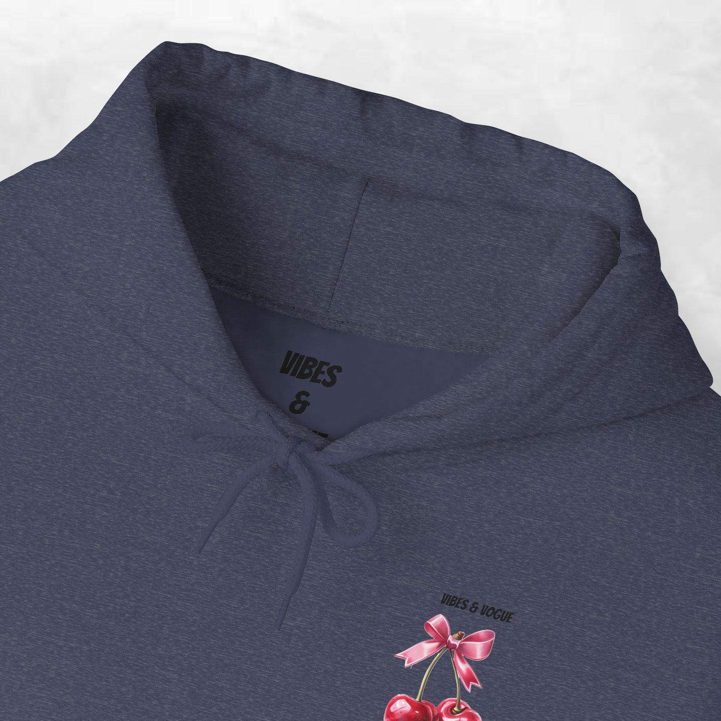 Cherry Bow Unisex Hoodie - Sweet, Cozy Style for Spring, Casual Wear, Gift for Birthdays, Summer Fun, Festival Fashion