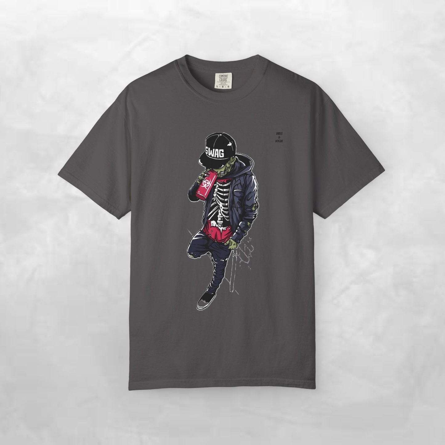 Cool Skeleton Swag Unisex T-Shirt - Trendy Streetwear Graphic Tee