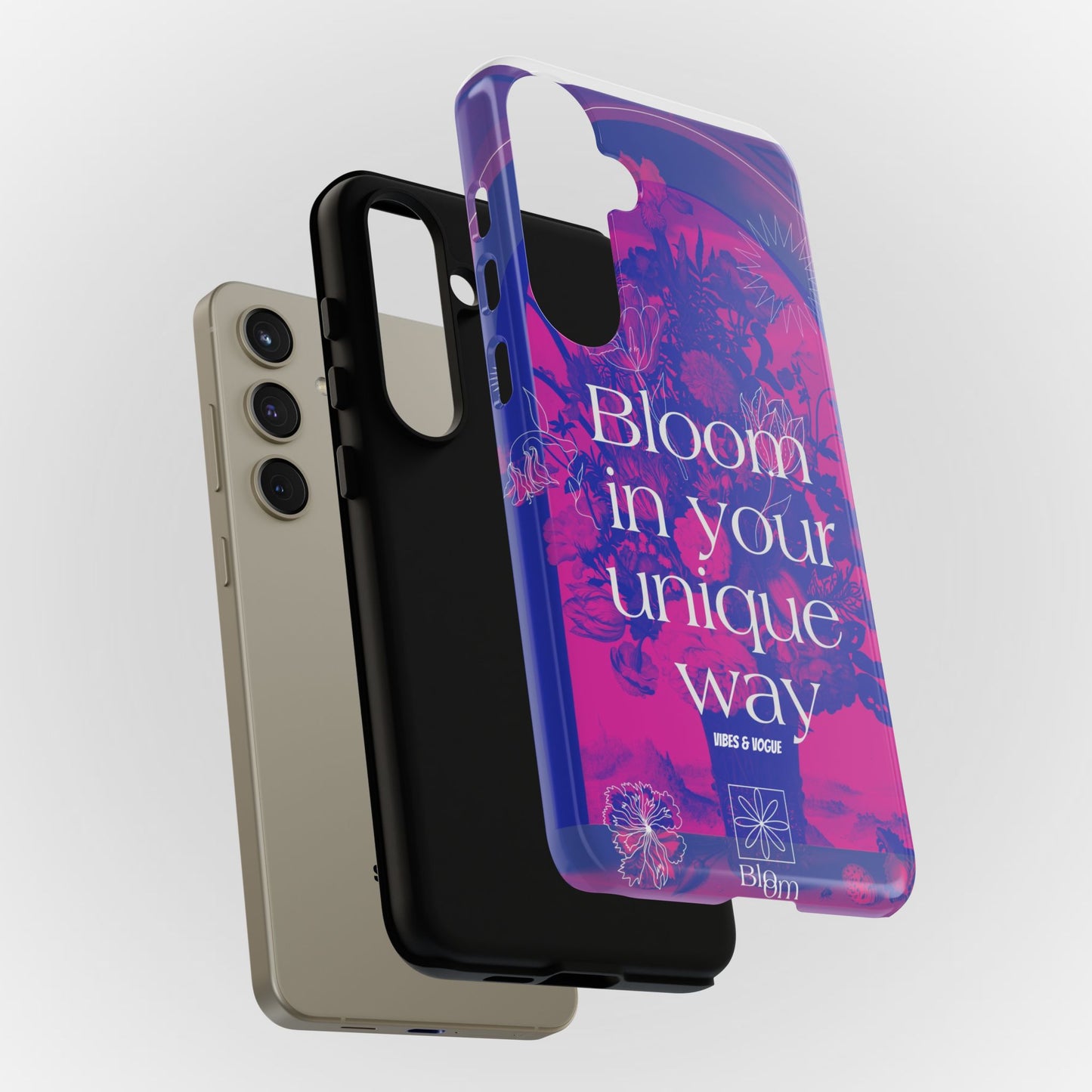 Bloom in Your Unique Way Phone Case - Tough and Stylish Design