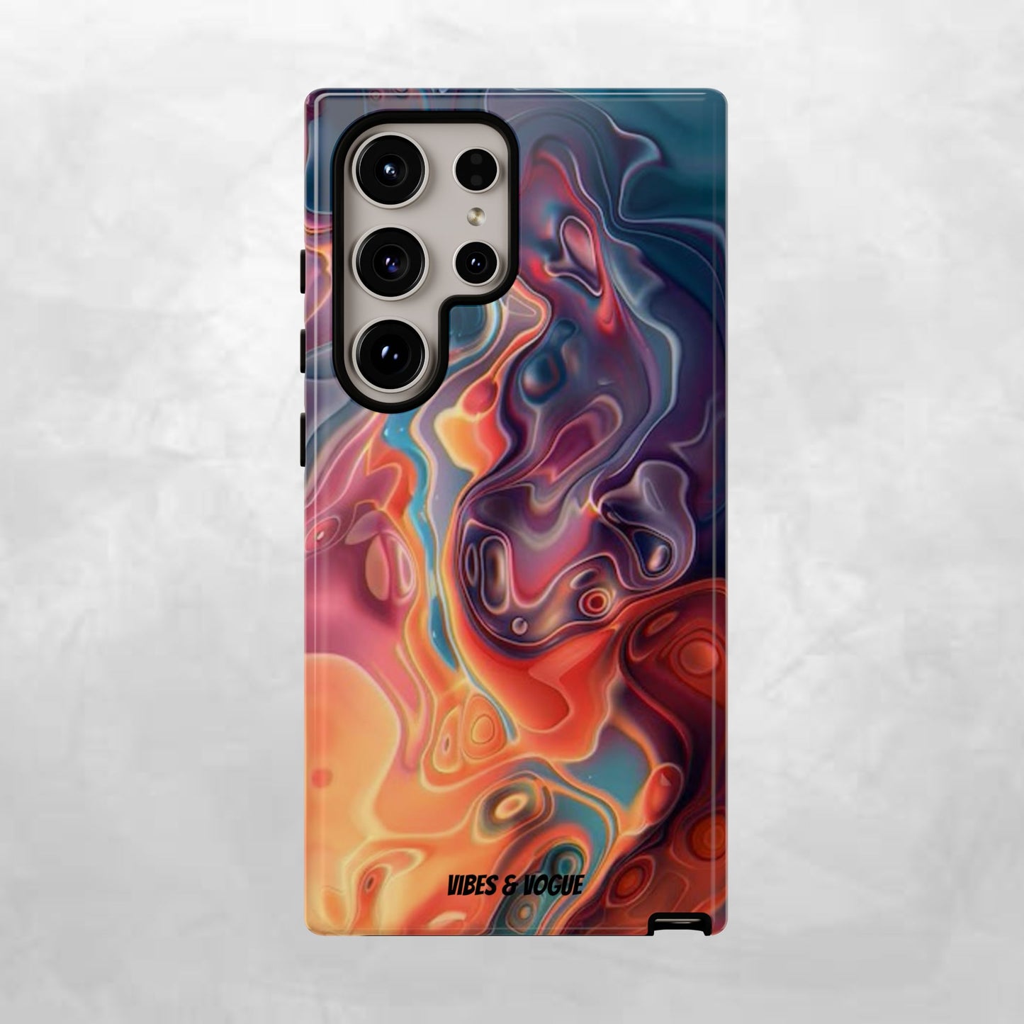 Colorful Phone Case, Abstract Print Cover, Tough Cases for Protection, Gift for Her, Modern Design, Trendy Mobile Accessory