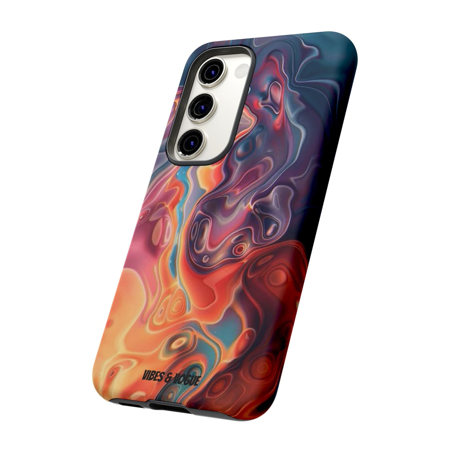 Colorful Phone Case, Abstract Print Cover, Tough Cases for Protection, Gift for Her, Modern Design, Trendy Mobile Accessory