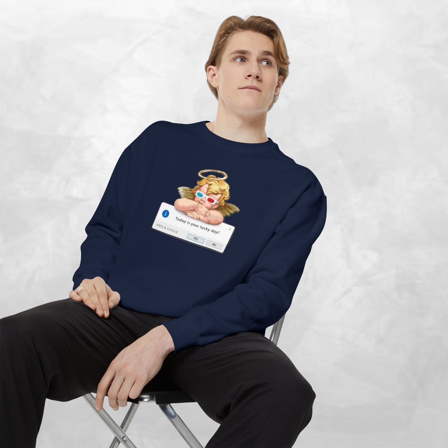 Cozy Unisex Sweatshirt with Playful Design - Perfect Gift for Friends, Parties, Casual Days, and Holidays