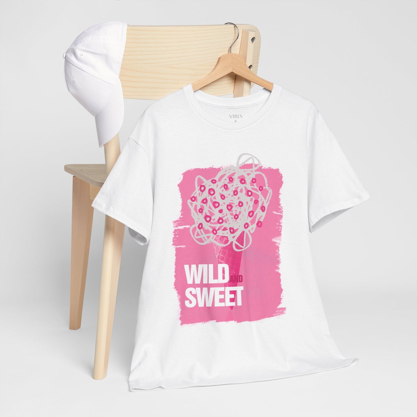 Wild and Sweet Unisex Heavy Cotton Tee - Playful Graphic Shirt for Fun-Loving Individuals