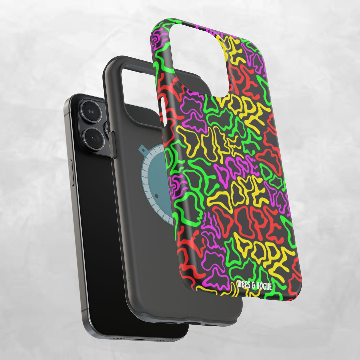 Colorful Magnetic Phone Cases, Funky Case for Teens, Cool Phone Accessories, Unique Gift for Friends, Vibrant Tough Cases, Phone Protection