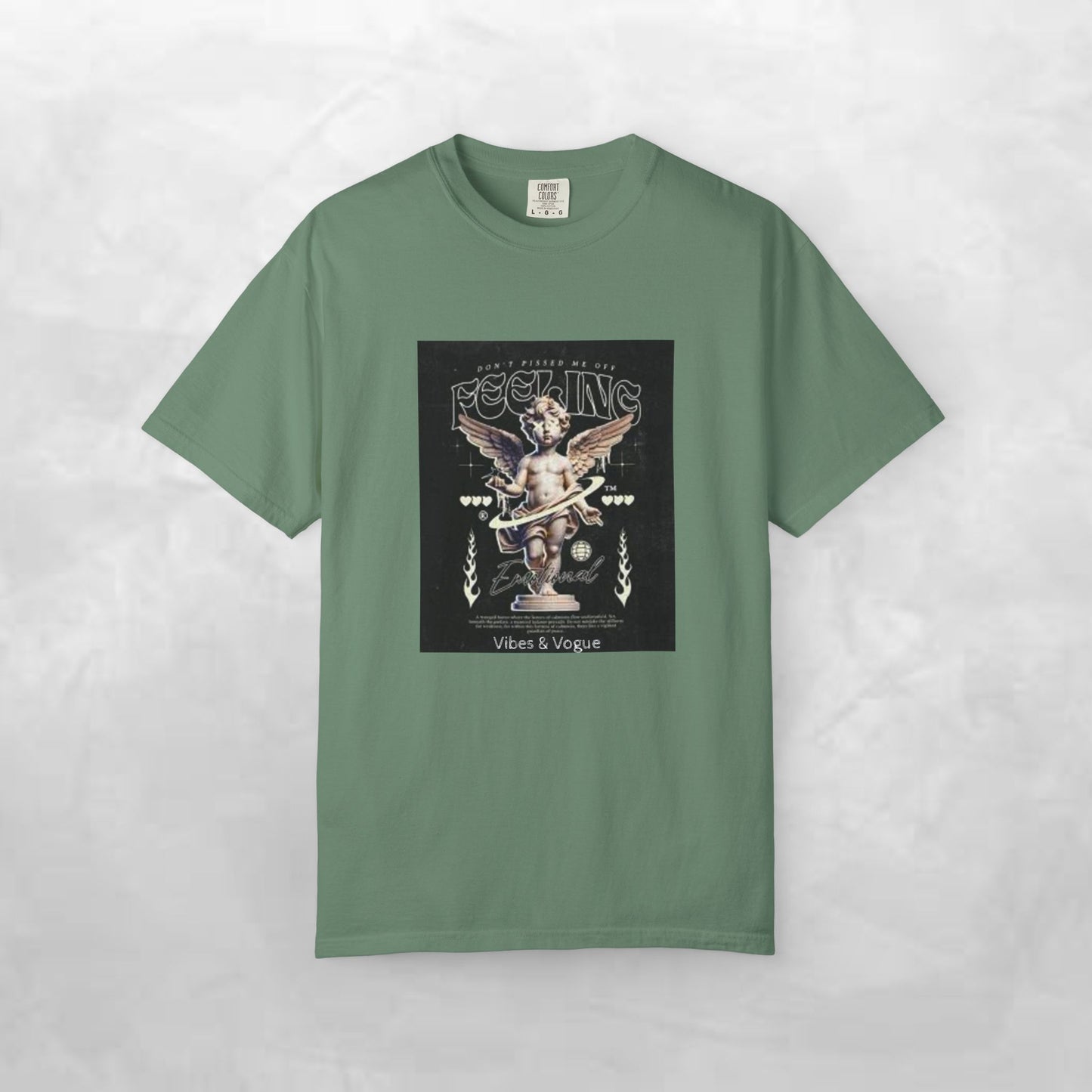 Vintage-Inspired Angel Graphic T-Shirt - Perfect for Casual Wear, Gift for Music Lovers, Cute Outfit Idea, Retro Design, Cozy Everyday Tee