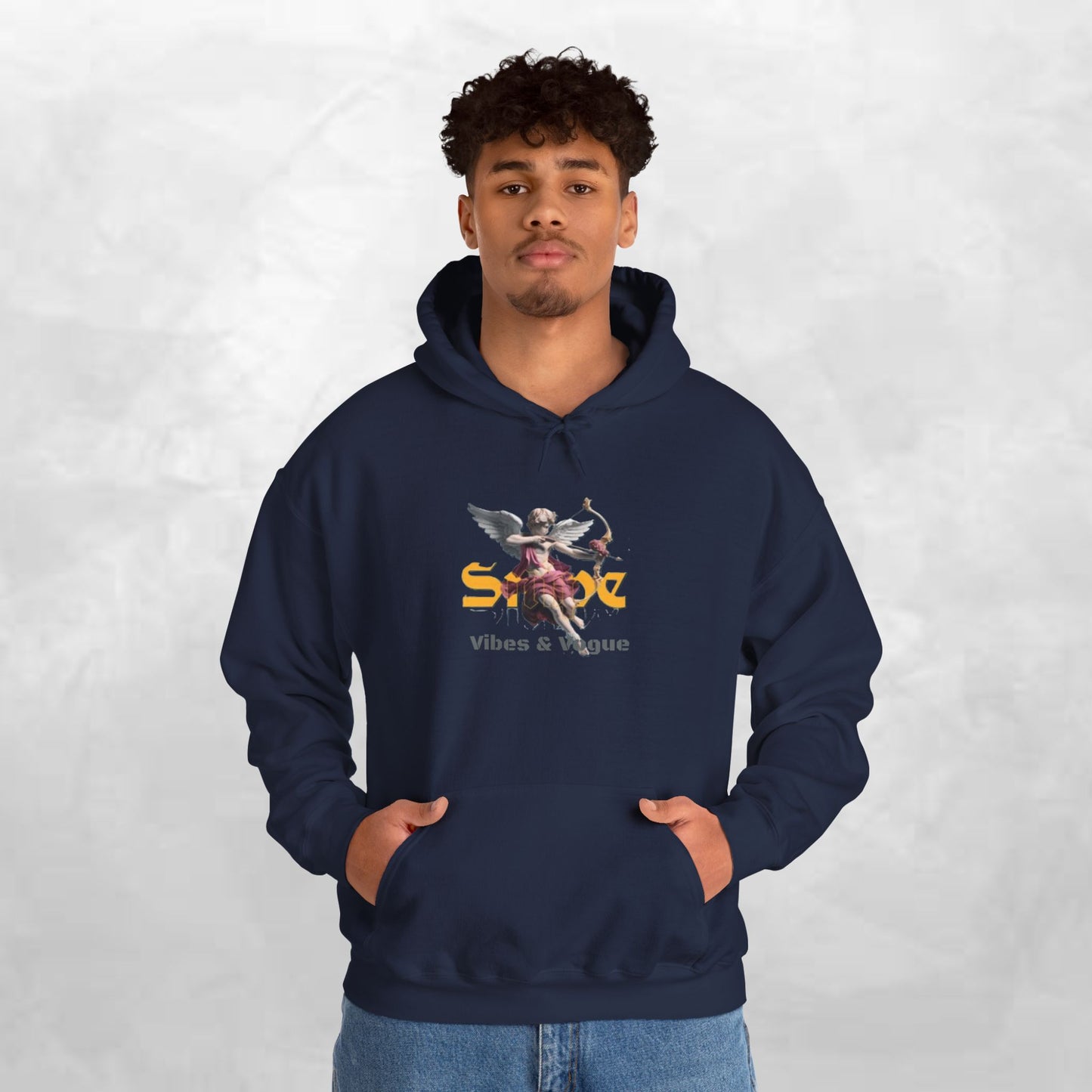 Chic Graphic Hoodie - Unisex Heavy Blend™ Sweatshirt, Casual Wear, Street Style, Gift for Him/Her, Comfortable Fashion, Trendy Apparel