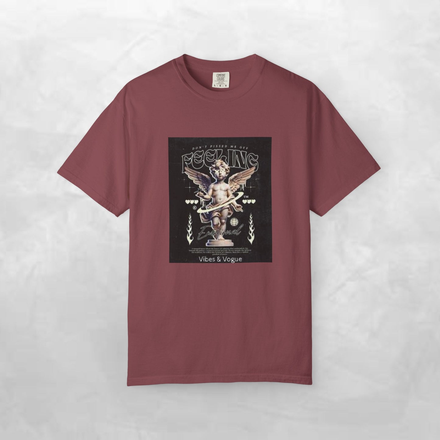 Vintage-Inspired Angel Graphic T-Shirt - Perfect for Casual Wear, Gift for Music Lovers, Cute Outfit Idea, Retro Design, Cozy Everyday Tee