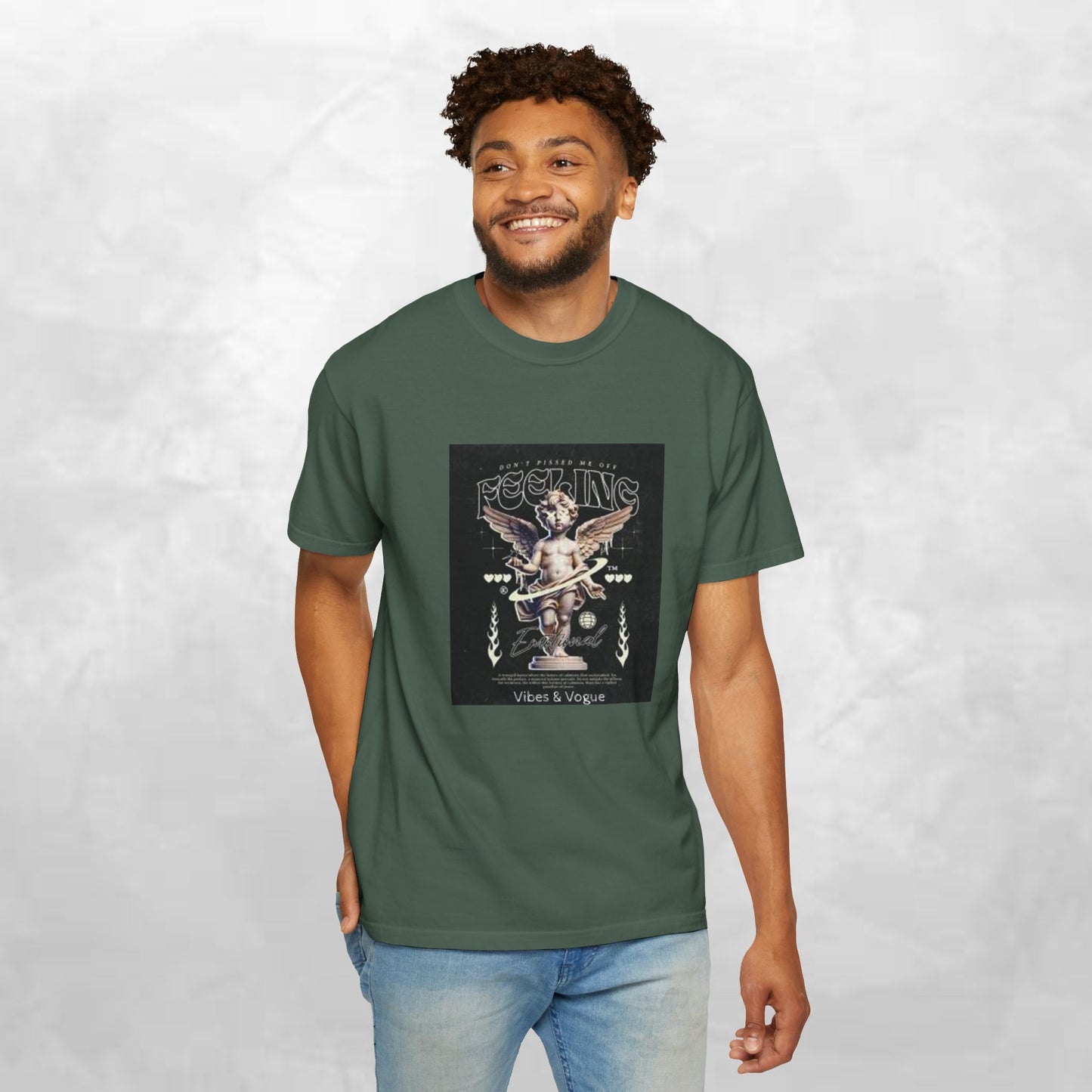 Vintage-Inspired Angel Graphic T-Shirt - Perfect for Casual Wear, Gift for Music Lovers, Cute Outfit Idea, Retro Design, Cozy Everyday Tee