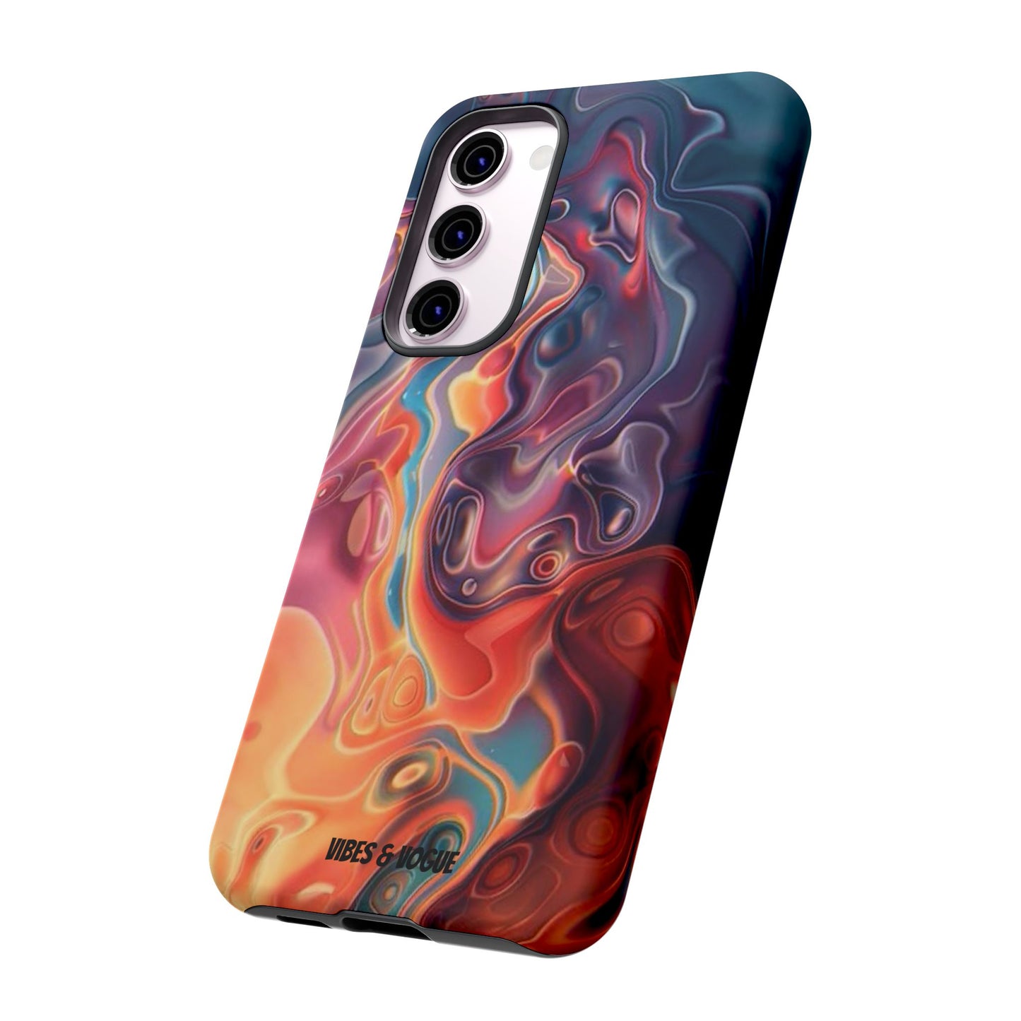 Colorful Phone Case, Abstract Print Cover, Tough Cases for Protection, Gift for Her, Modern Design, Trendy Mobile Accessory