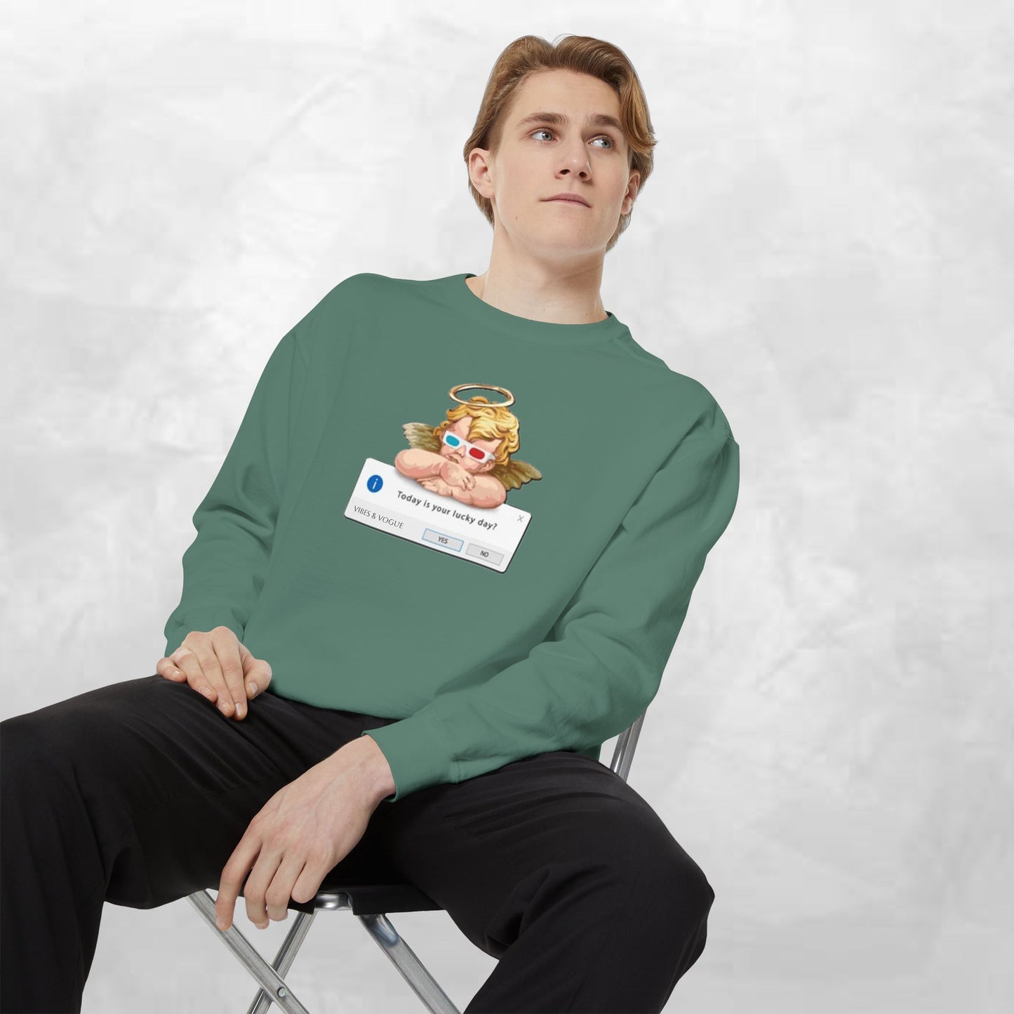 Cozy Unisex Sweatshirt with Playful Design - Perfect Gift for Friends, Parties, Casual Days, and Holidays