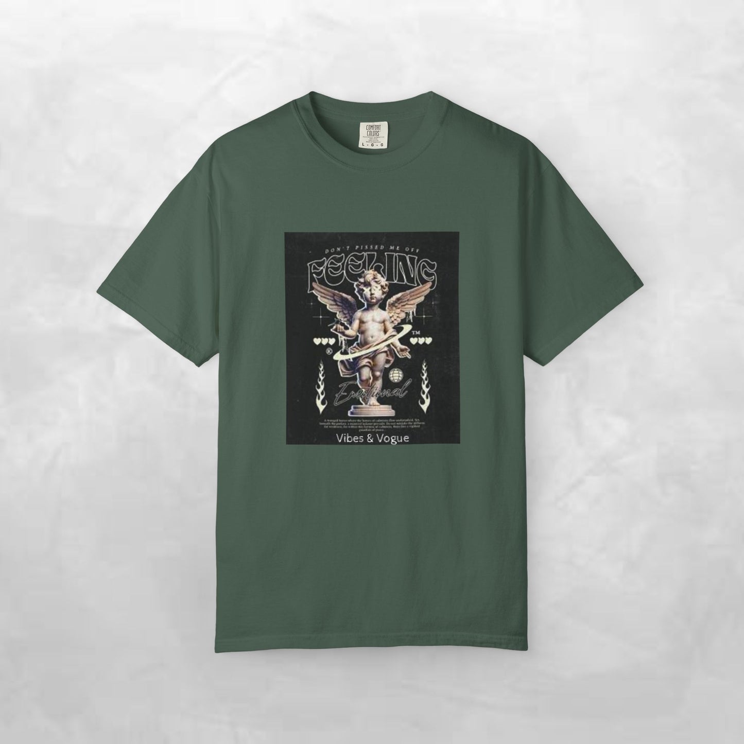 Vintage-Inspired Angel Graphic T-Shirt - Perfect for Casual Wear, Gift for Music Lovers, Cute Outfit Idea, Retro Design, Cozy Everyday Tee