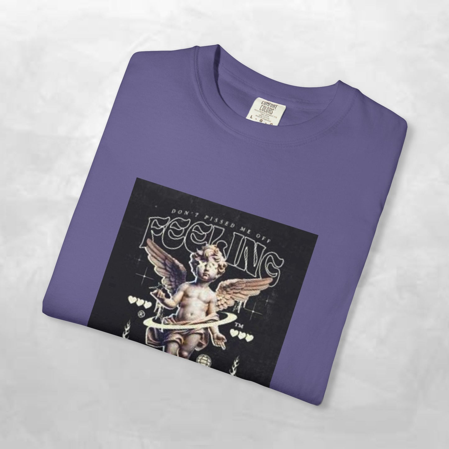 Vintage-Inspired Angel Graphic T-Shirt - Perfect for Casual Wear, Gift for Music Lovers, Cute Outfit Idea, Retro Design, Cozy Everyday Tee