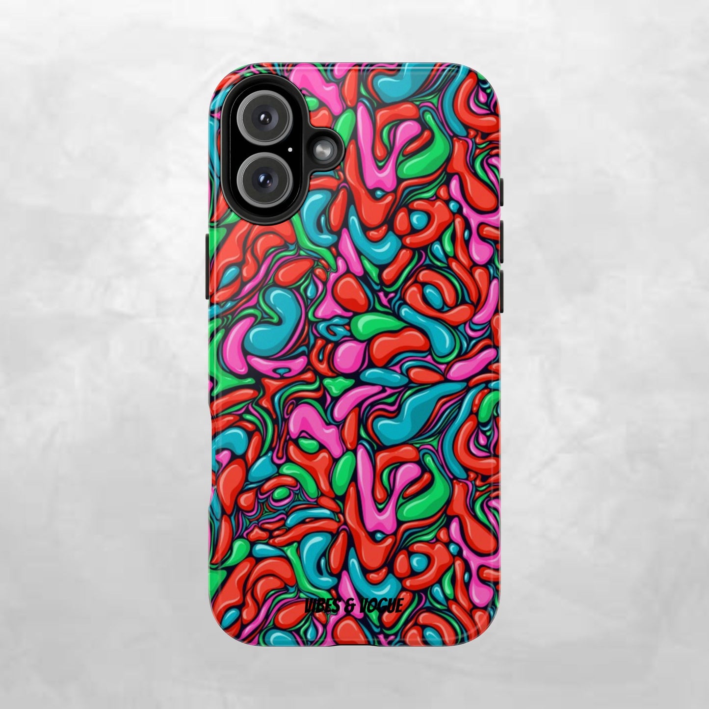 Vibrant Tough Phone Cases - Colorful Abstract Designs for Teens & Adults, Perfect Gift for Birthdays, Holidays, & Everyday Use