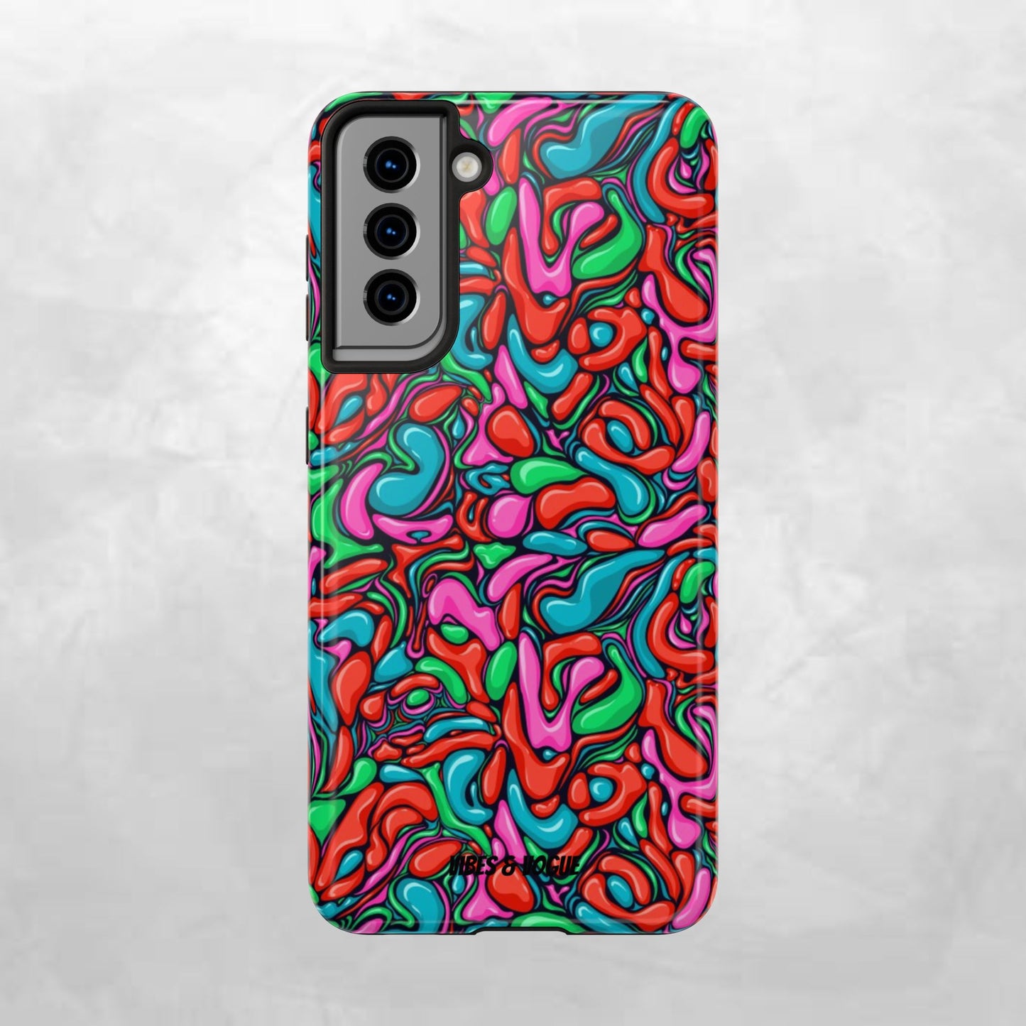 Vibrant Tough Phone Cases - Colorful Abstract Designs for Teens & Adults, Perfect Gift for Birthdays, Holidays, & Everyday Use