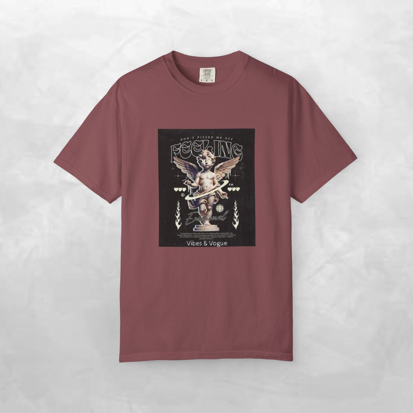 Vintage-Inspired Angel Graphic T-Shirt - Perfect for Casual Wear, Gift for Music Lovers, Cute Outfit Idea, Retro Design, Cozy Everyday Tee