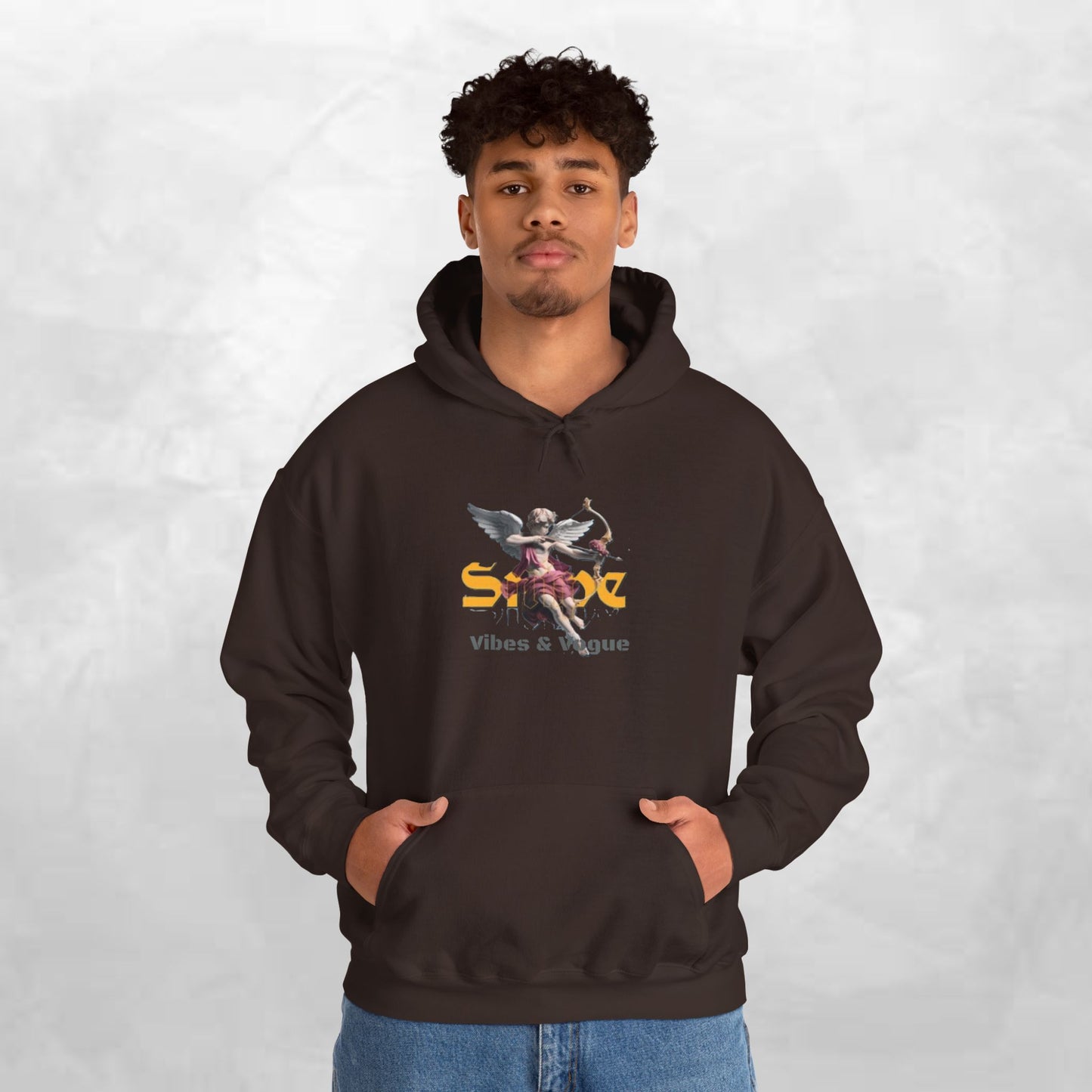 Chic Graphic Hoodie - Unisex Heavy Blend™ Sweatshirt, Casual Wear, Street Style, Gift for Him/Her, Comfortable Fashion, Trendy Apparel