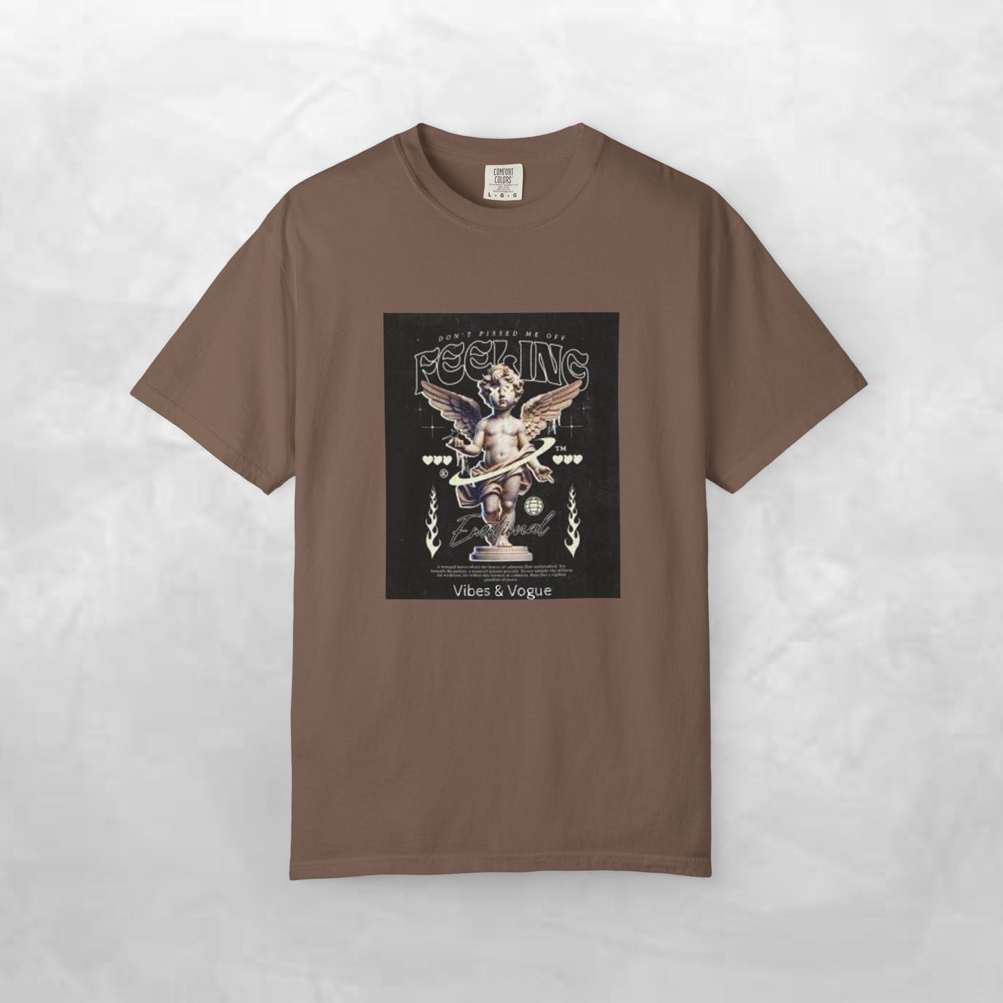 Vintage-Inspired Angel Graphic T-Shirt - Perfect for Casual Wear, Gift for Music Lovers, Cute Outfit Idea, Retro Design, Cozy Everyday Tee