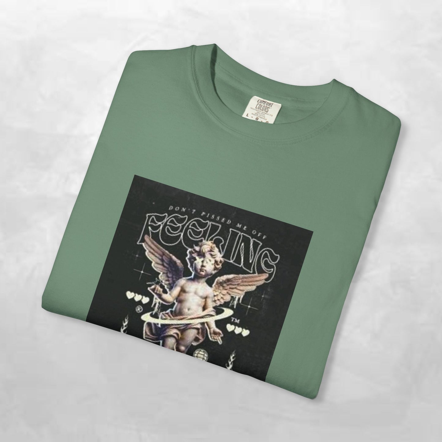 Vintage-Inspired Angel Graphic T-Shirt - Perfect for Casual Wear, Gift for Music Lovers, Cute Outfit Idea, Retro Design, Cozy Everyday Tee