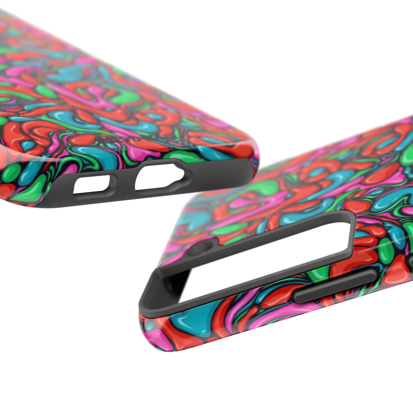 Vibrant Tough Phone Cases - Colorful Abstract Designs for Teens & Adults, Perfect Gift for Birthdays, Holidays, & Everyday Use