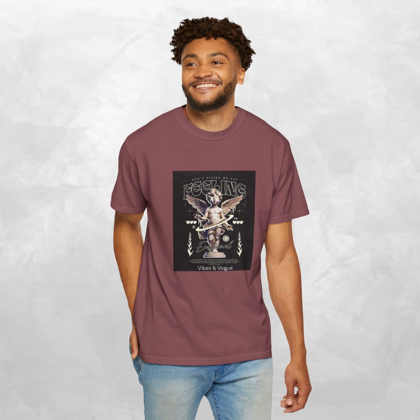 Vintage-Inspired Angel Graphic T-Shirt - Perfect for Casual Wear, Gift for Music Lovers, Cute Outfit Idea, Retro Design, Cozy Everyday Tee