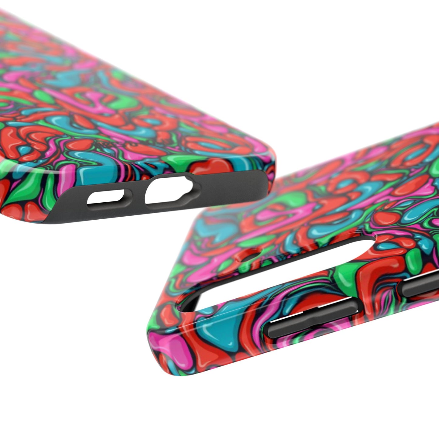 Vibrant Tough Phone Cases - Colorful Abstract Designs for Teens & Adults, Perfect Gift for Birthdays, Holidays, & Everyday Use